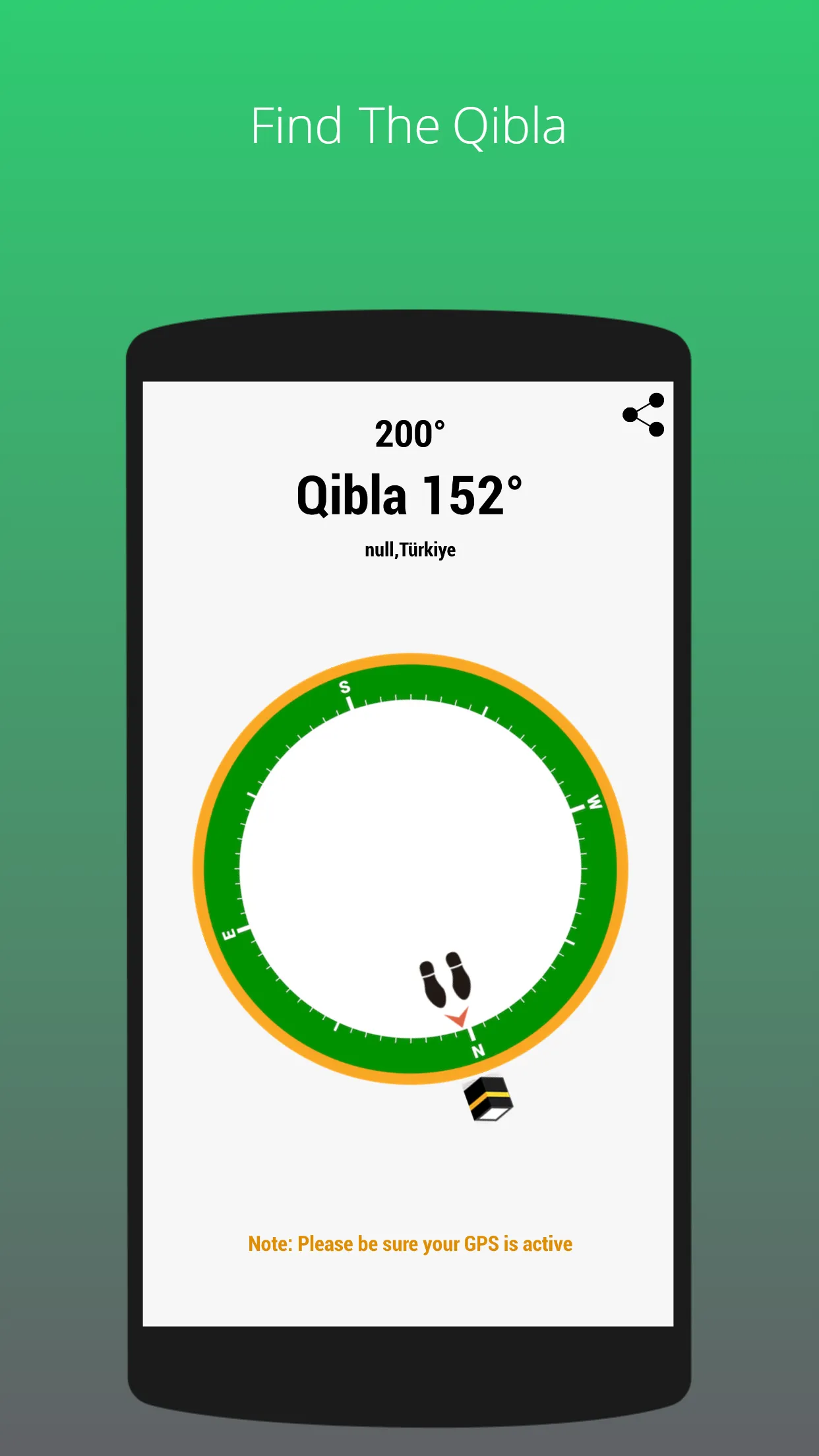 Qibla Direction Compass | Indus Appstore | Screenshot