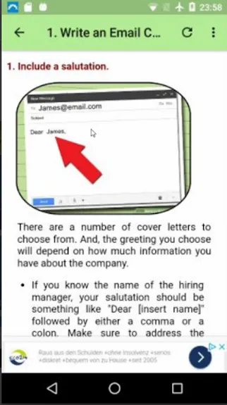 How to Write a Cover Letter | Indus Appstore | Screenshot