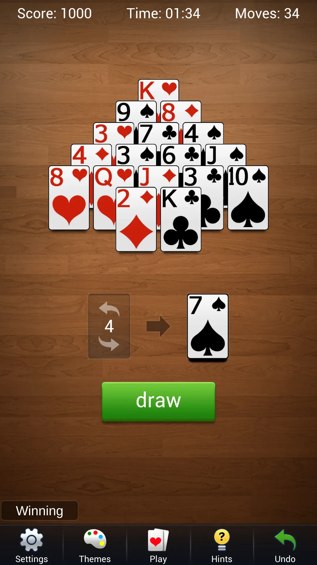 Pyramid Solitaire - Card Games | Indus Appstore | Screenshot