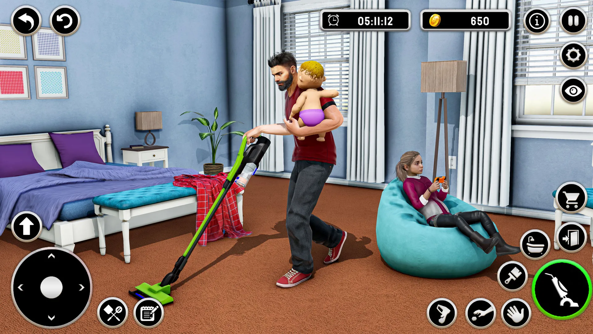 Single Dad Game Simulator | Indus Appstore | Screenshot