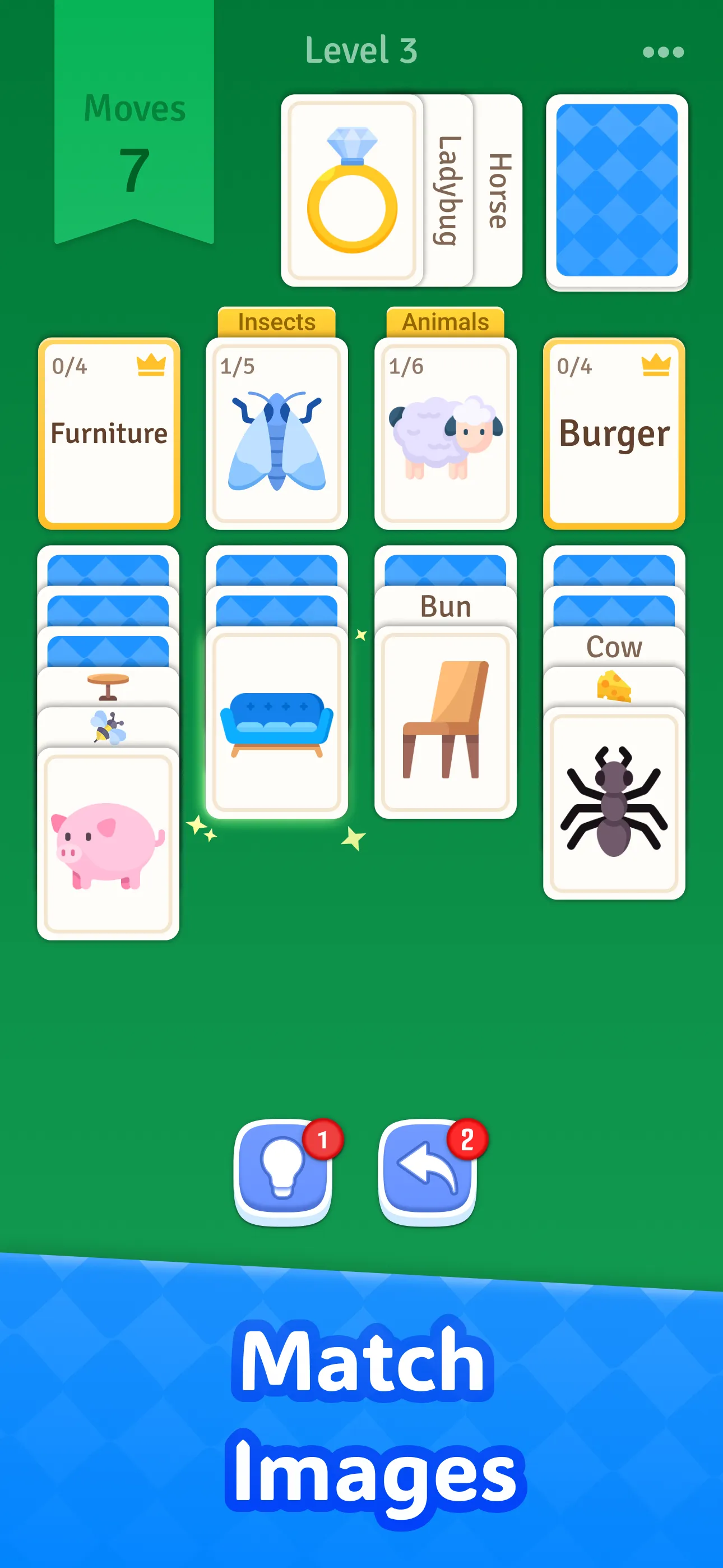 Solitaire Associations: Words | Indus Appstore | Screenshot