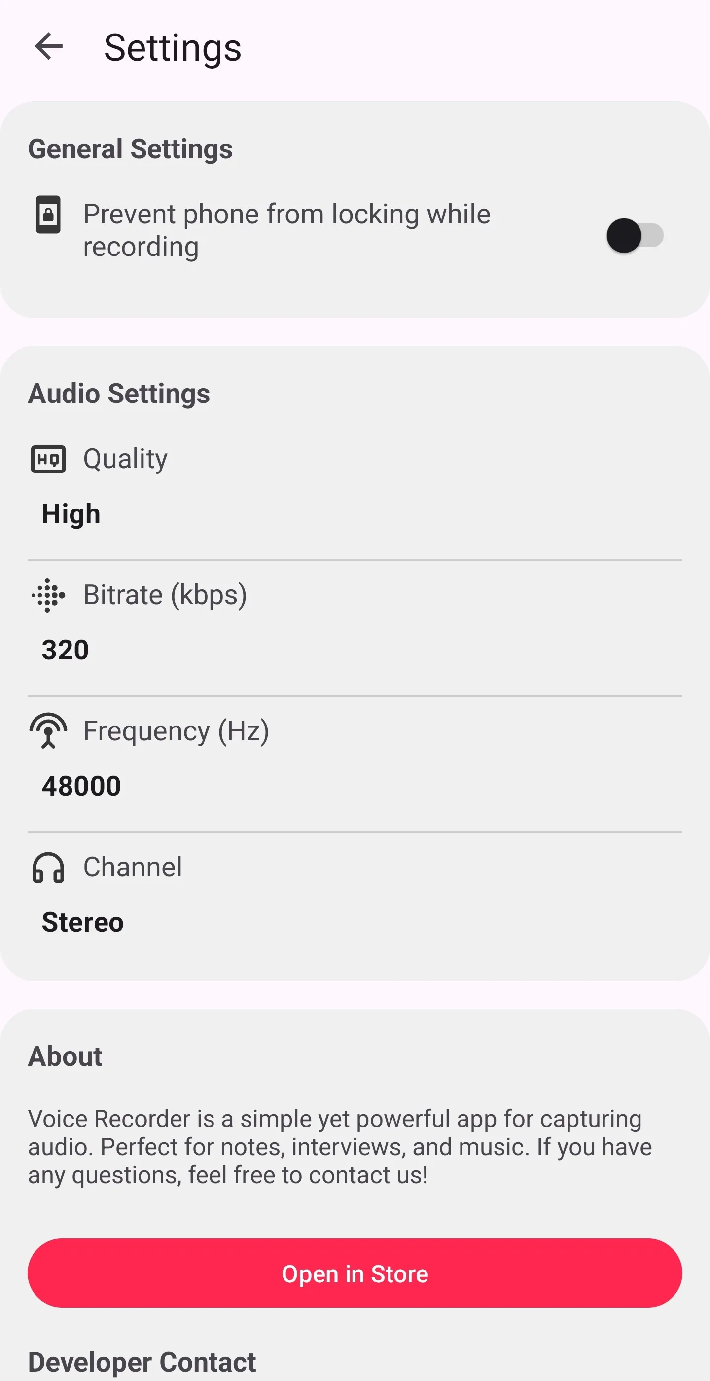 VIBE: Voice Recorder | Indus Appstore | Screenshot