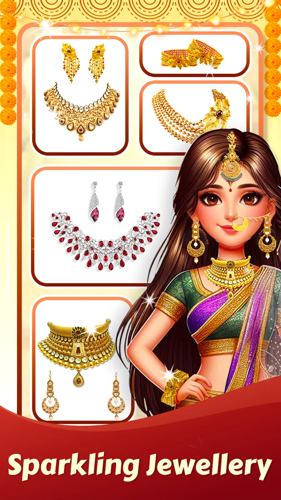 Indian Fashion Dress Up Games | Indus Appstore | Screenshot