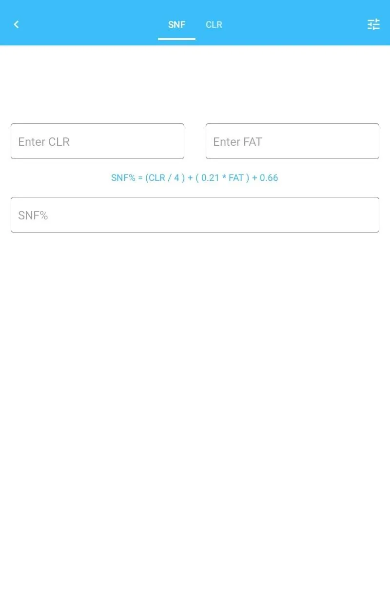 KSC SNF,CLR & LSP Calculator | Indus Appstore | Screenshot