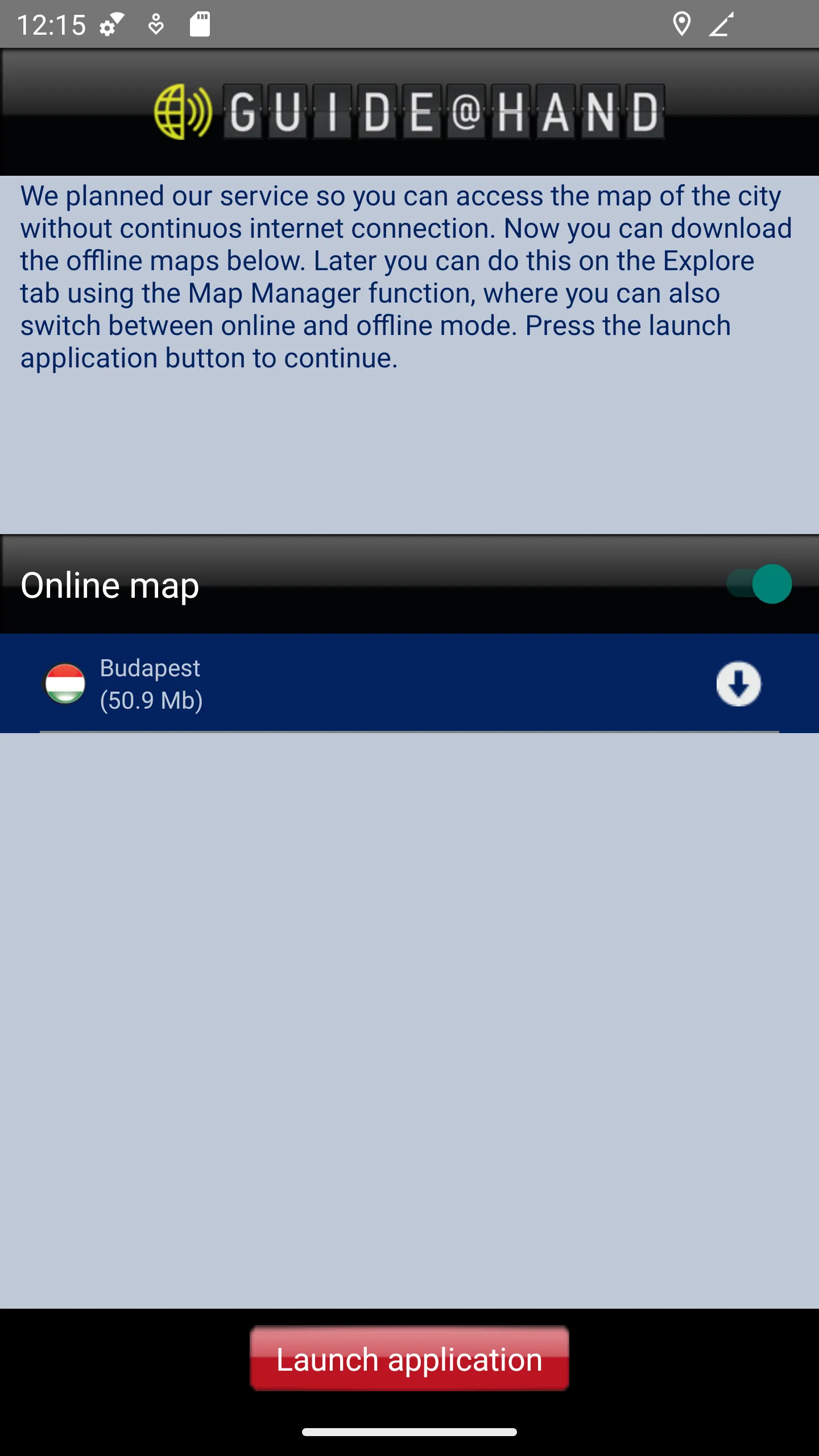 Budapest GUIDE@HAND | Indus Appstore | Screenshot