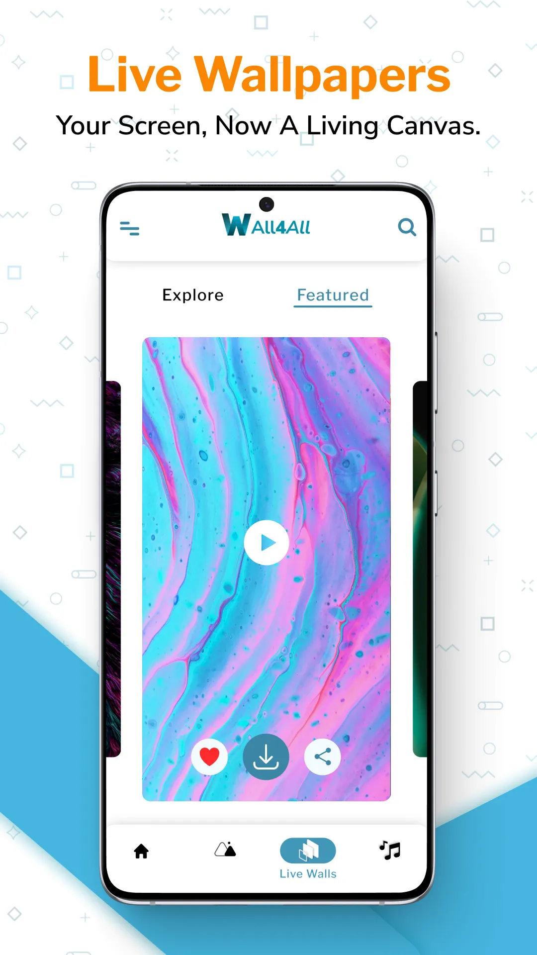 Wall4All - Wallpaper Hub | Indus Appstore | Screenshot