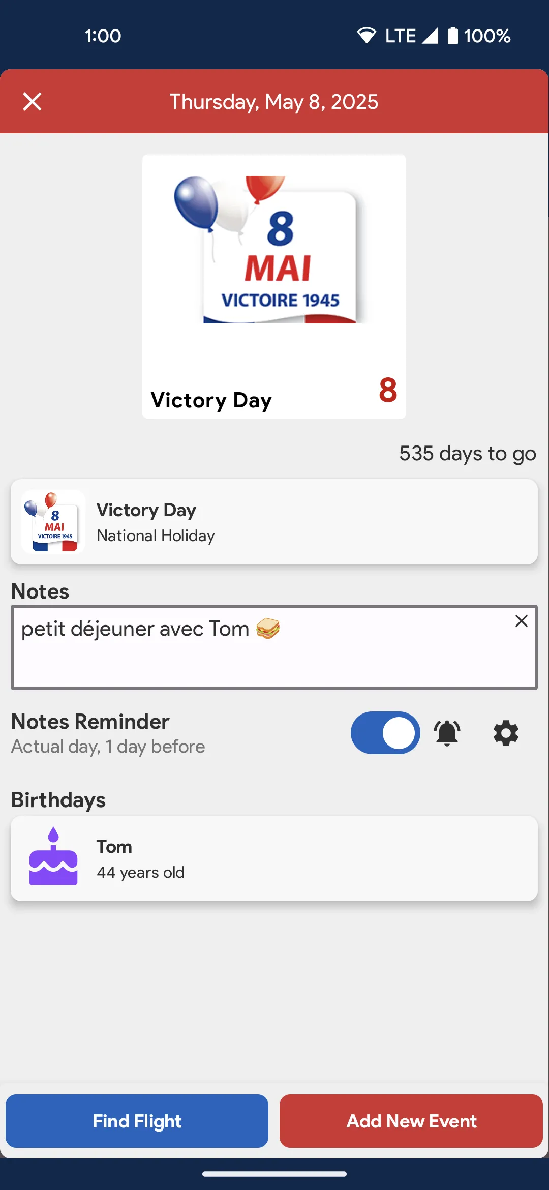 France Calendar 2024 | Indus Appstore | Screenshot