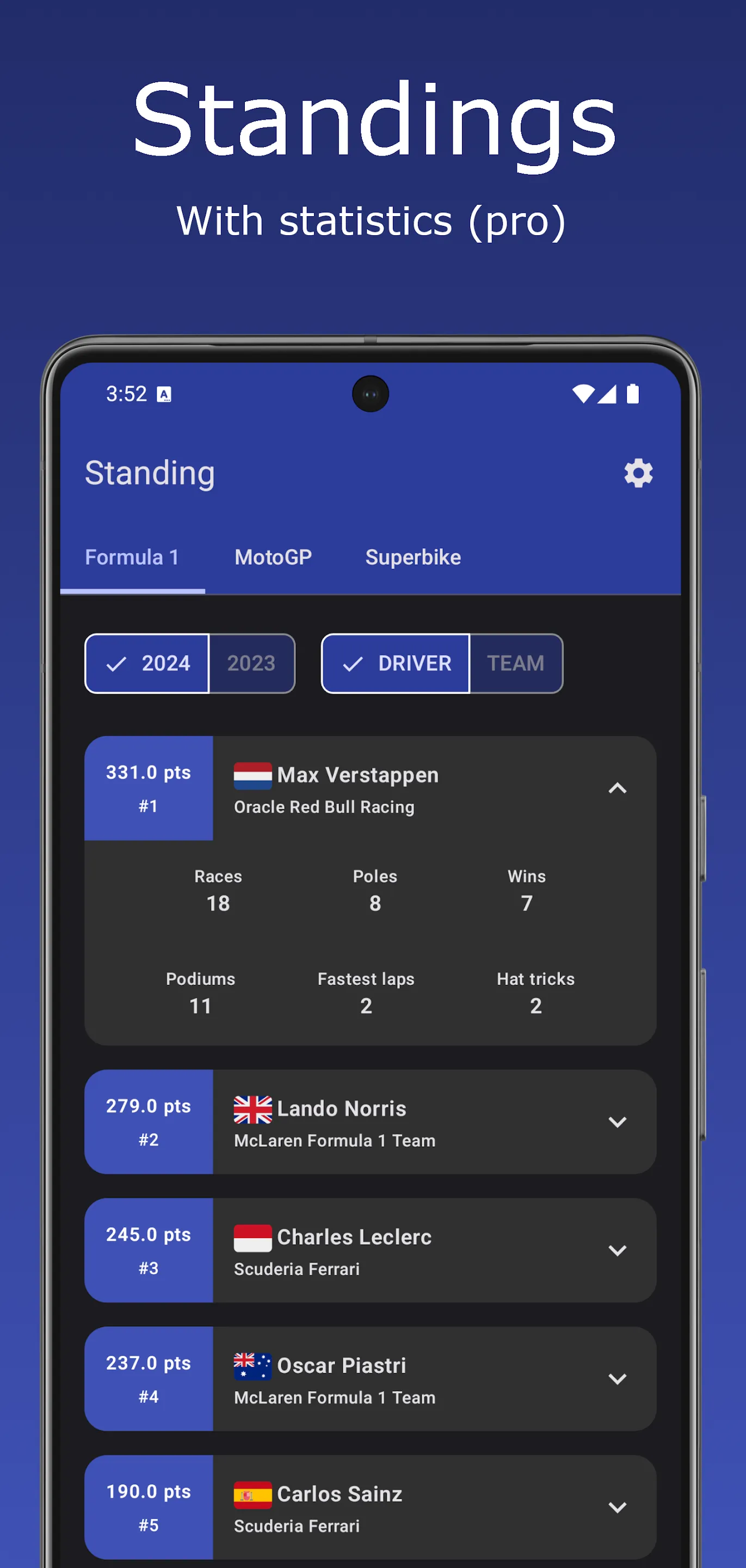 NextGP | Calendar F1 MotoGP … | Indus Appstore | Screenshot