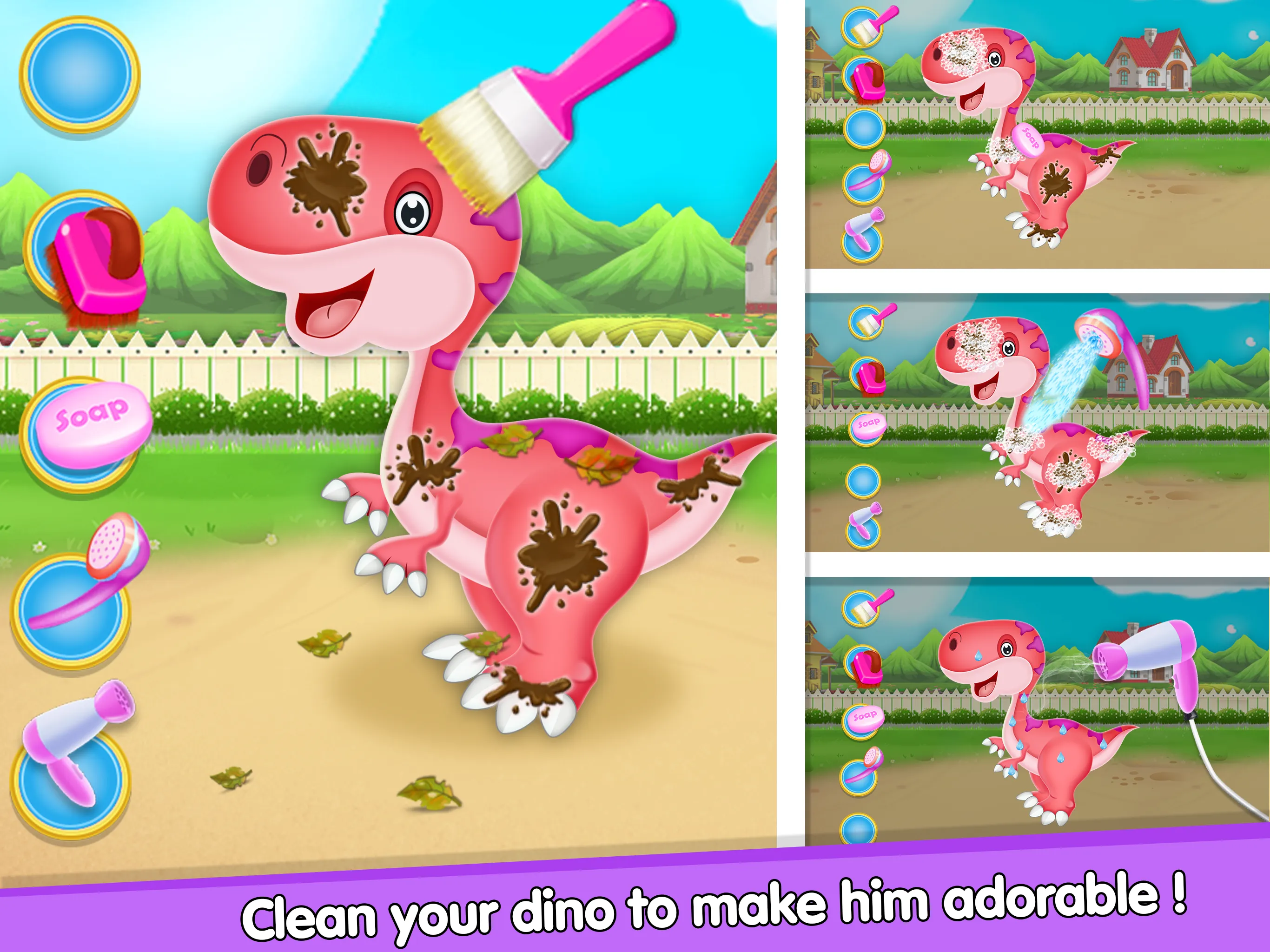 Dinosaur Baby Care For Kids | Indus Appstore | Screenshot