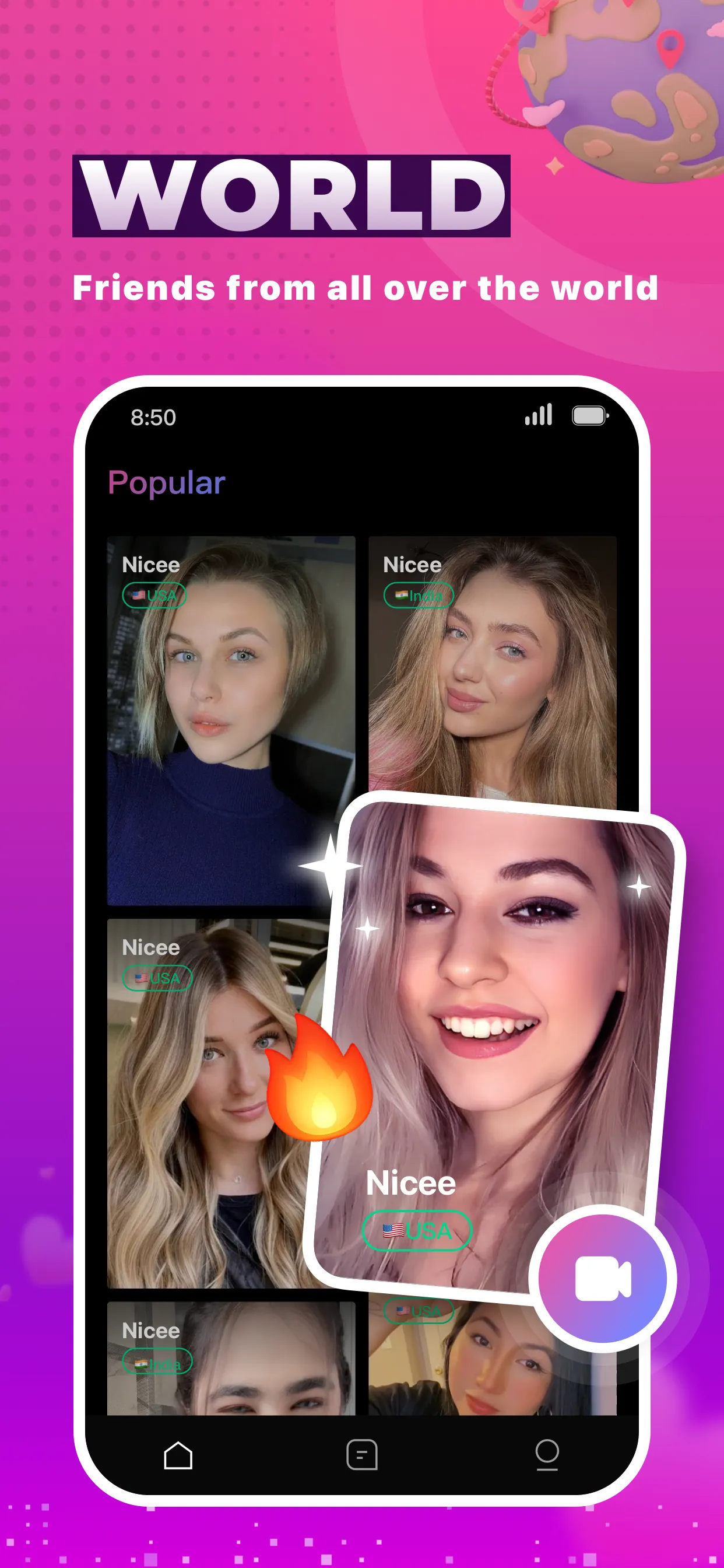 Nicee - Video Chat & Meet | Indus Appstore | Screenshot