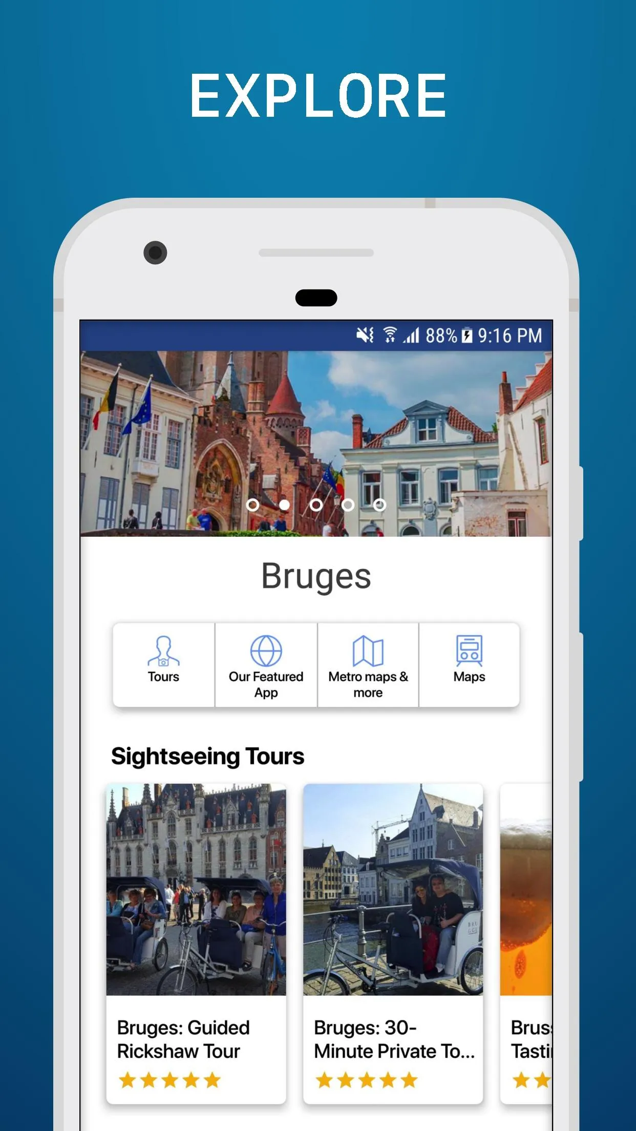 Bruges Travel Guide | Indus Appstore | Screenshot