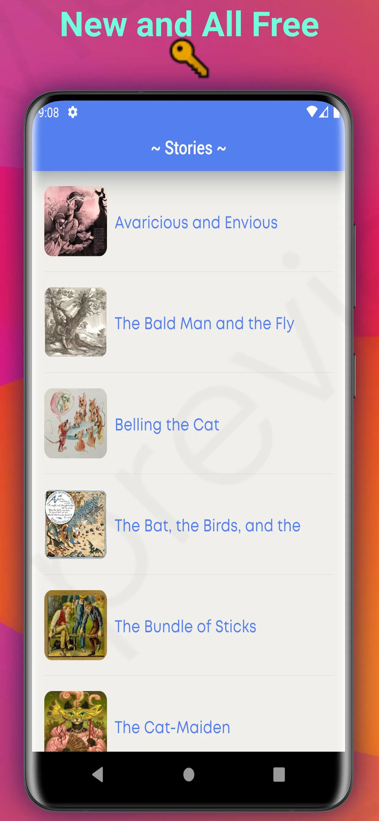 Aesop Fables : Listen & Read | Indus Appstore | Screenshot