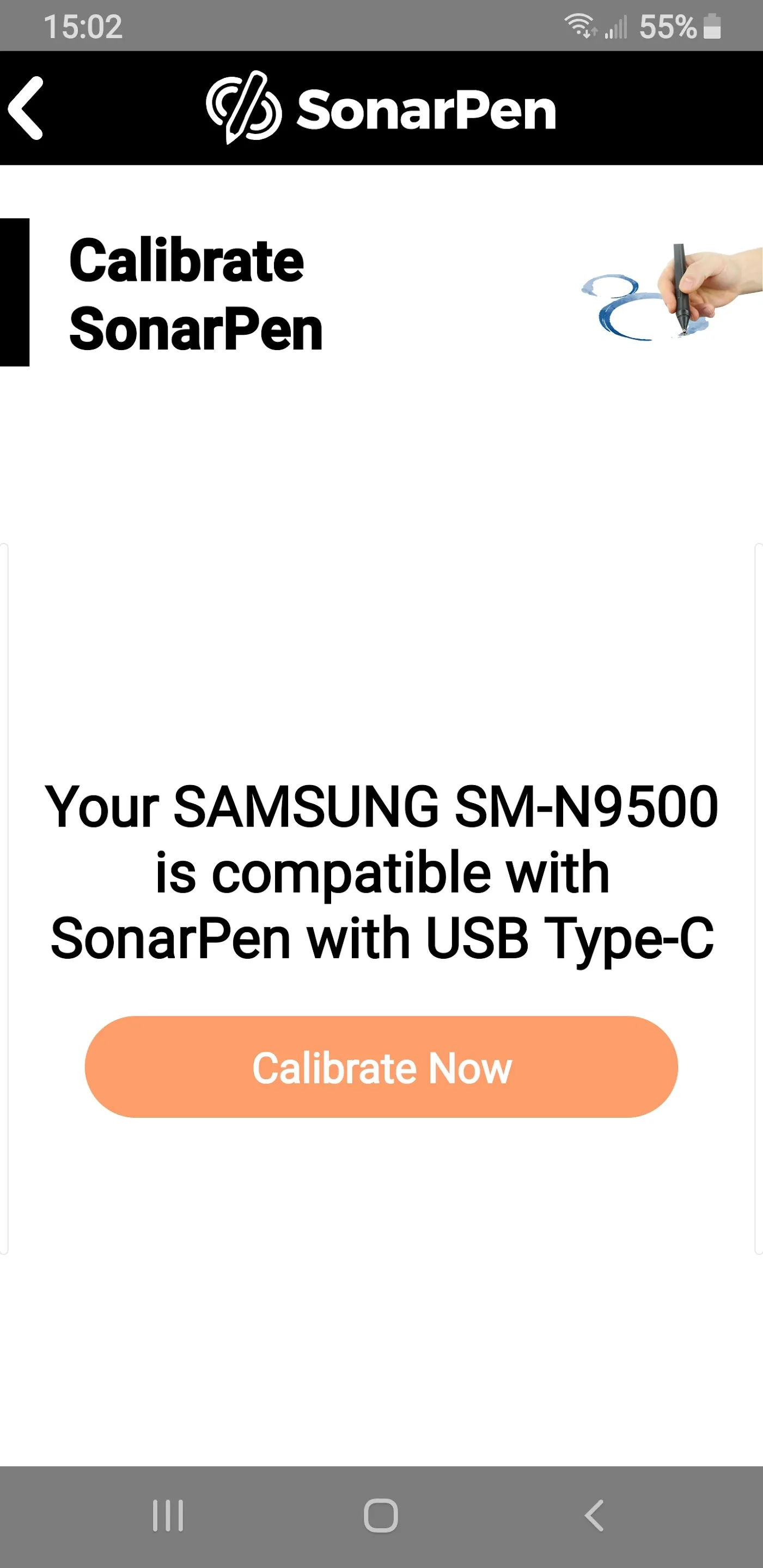 SonarPen Calibrate | Indus Appstore | Screenshot