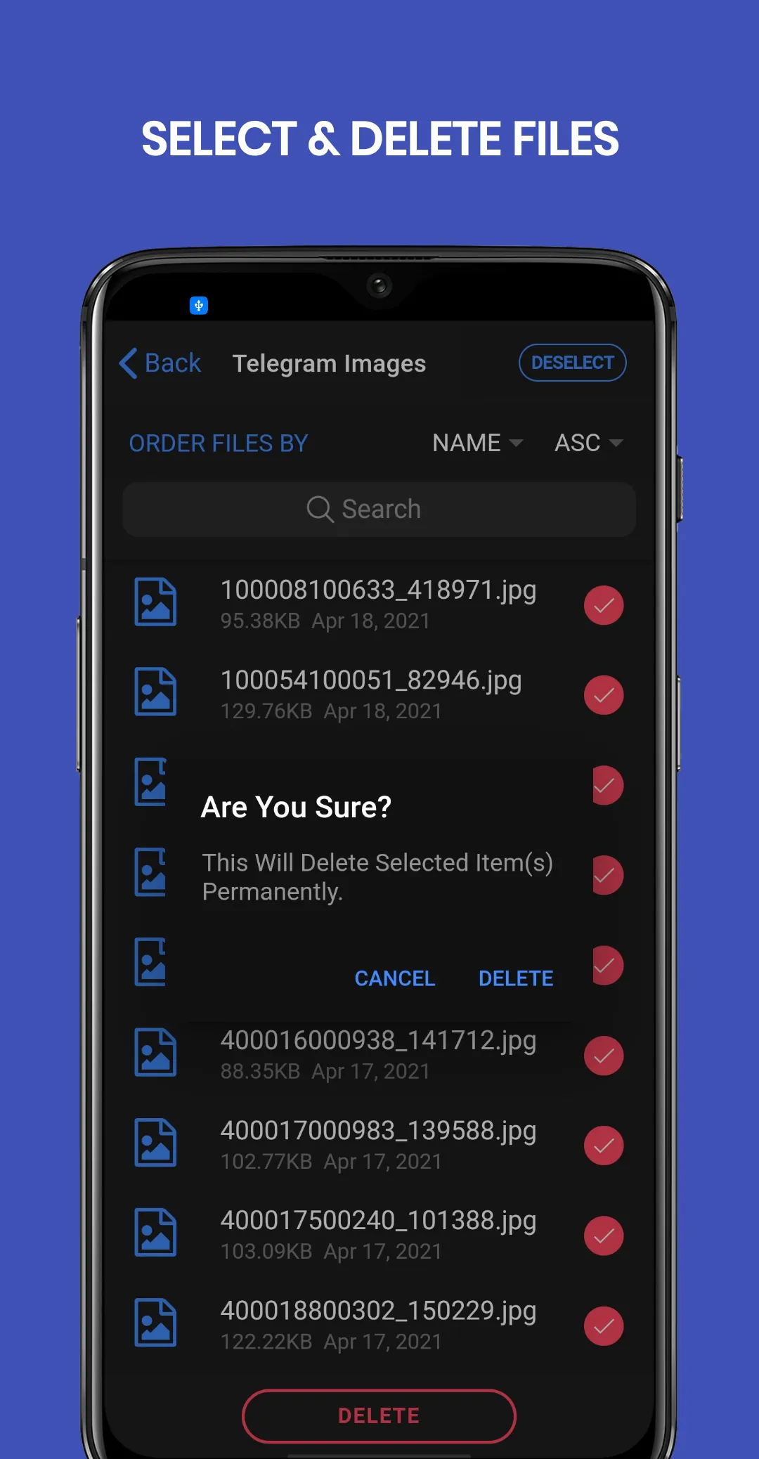 Cleaner For Telegram - File Ma | Indus Appstore | Screenshot