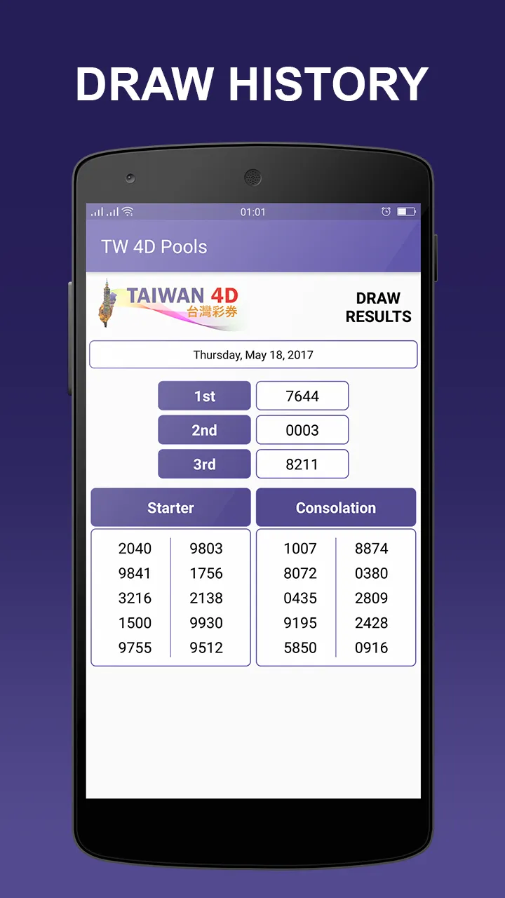 Taiwan 4D Pools | Indus Appstore | Screenshot