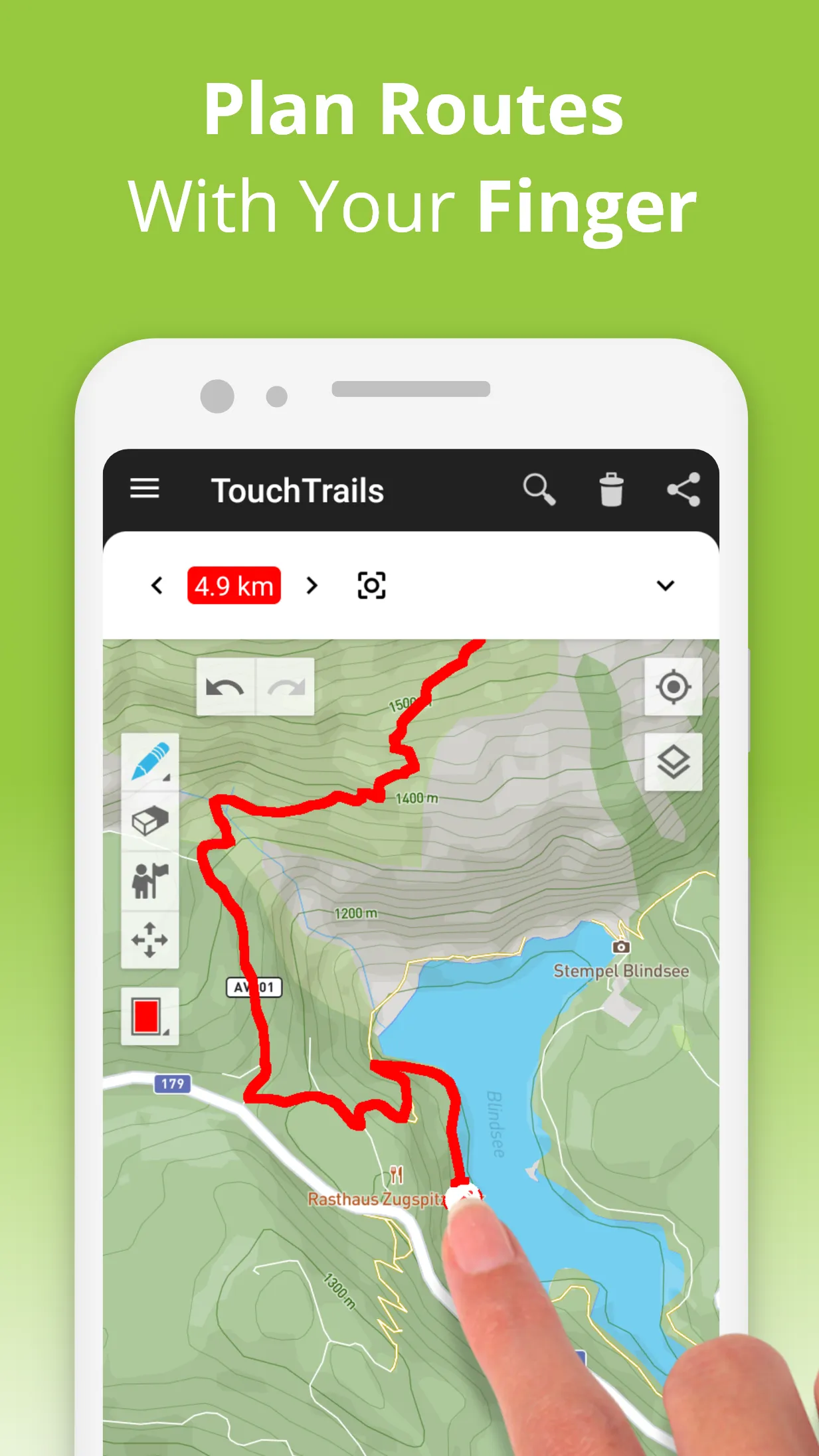 TouchTrails: Route Planner | Indus Appstore | Screenshot