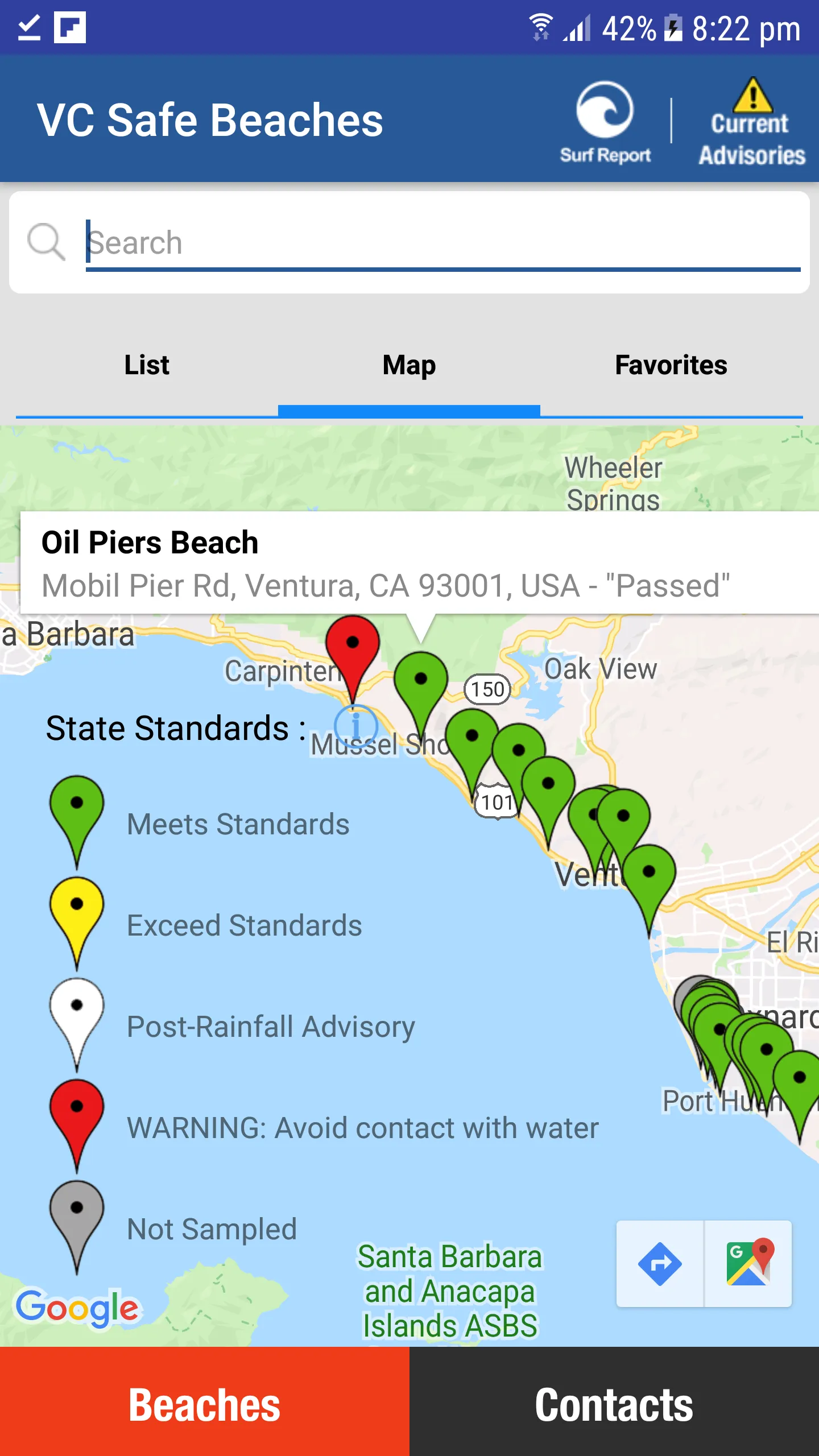 VC Safe Beaches | Indus Appstore | Screenshot