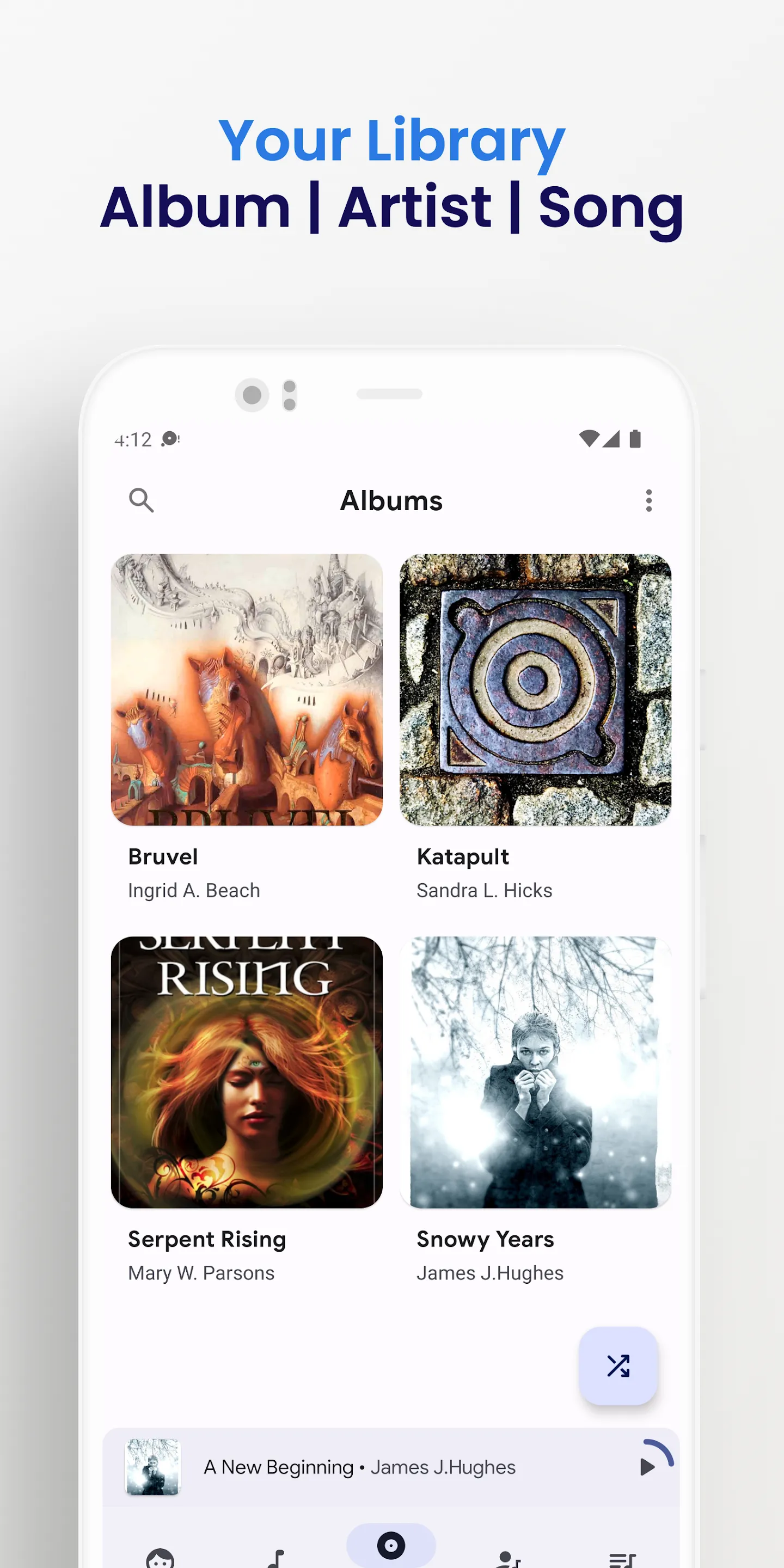 Blu Music Player | Indus Appstore | Screenshot