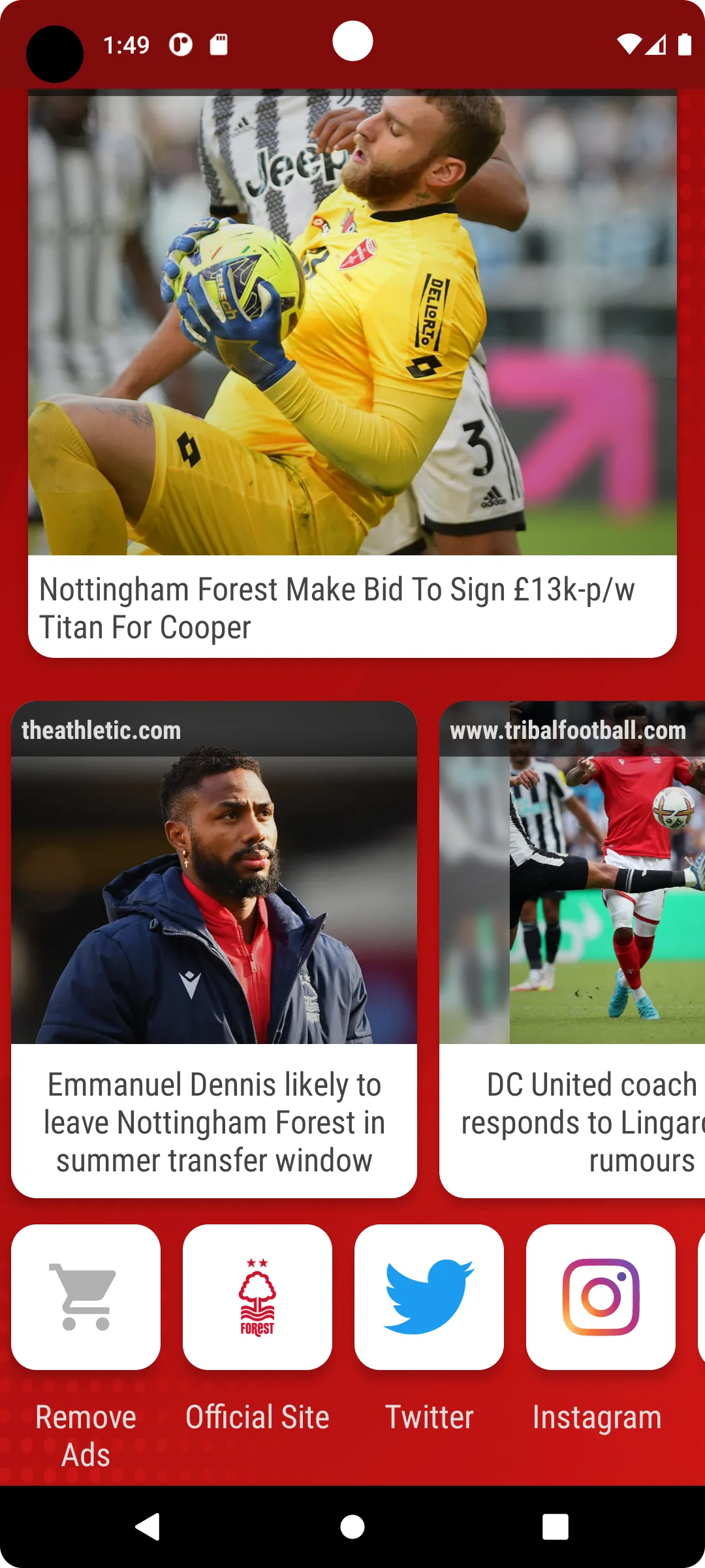 Nottingham Forest Fan App | Indus Appstore | Screenshot