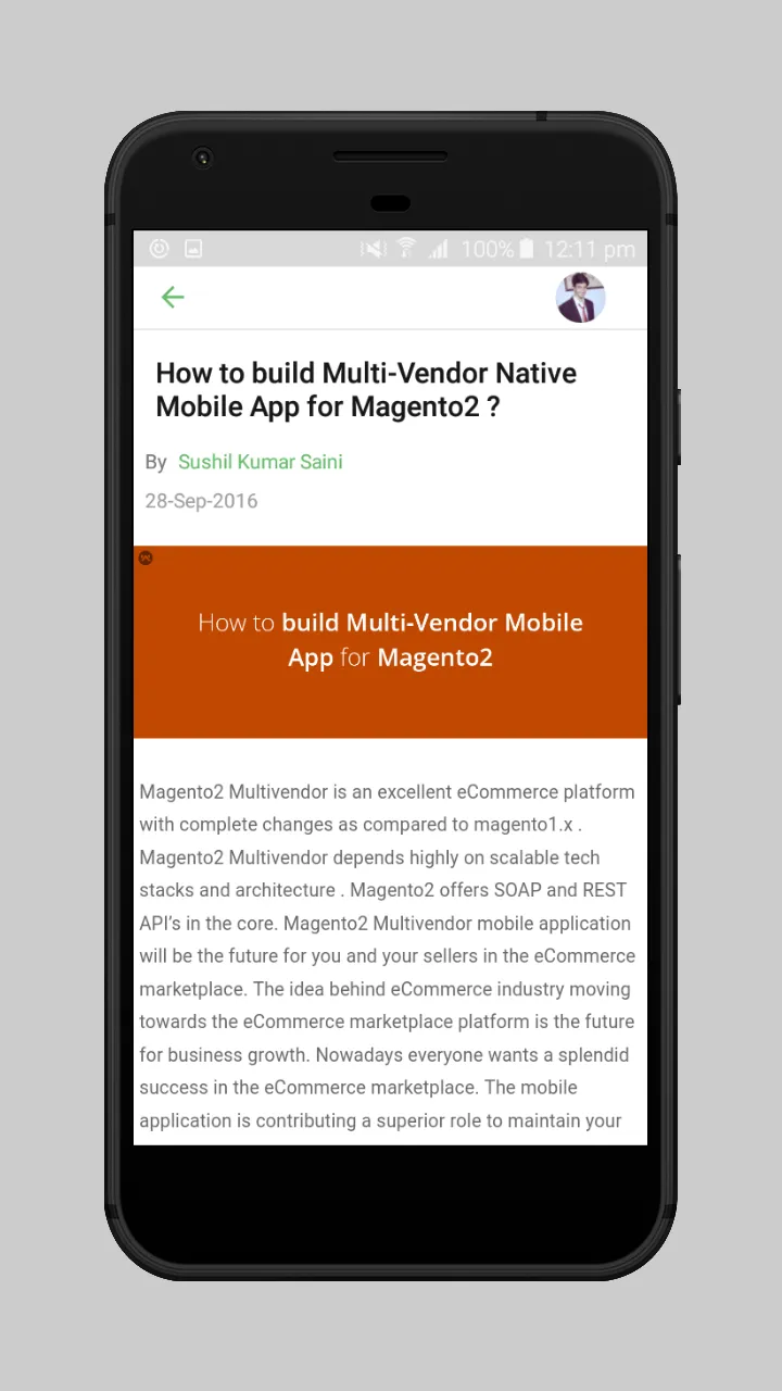 WordPress Blog App Builder | Indus Appstore | Screenshot