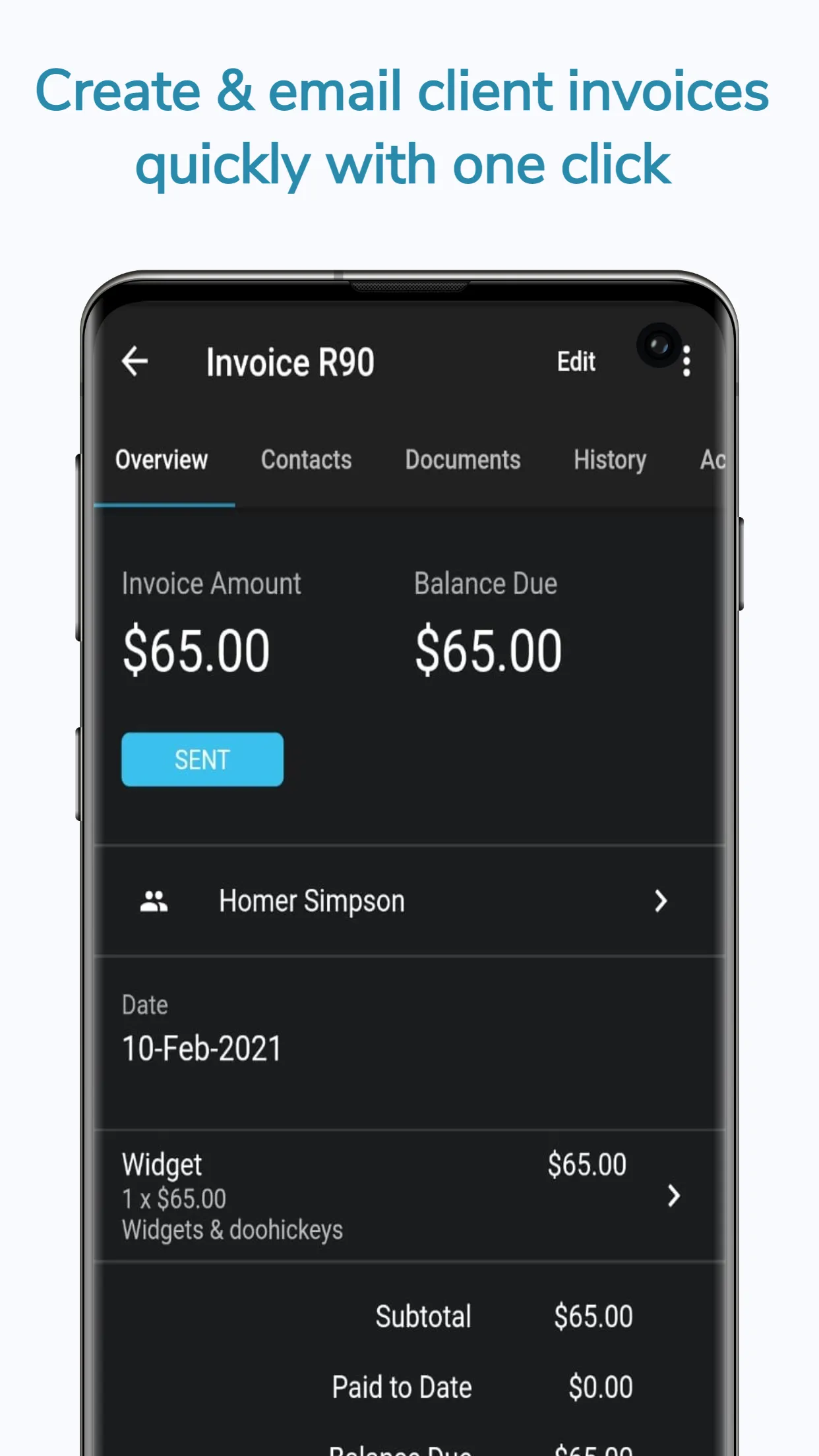 Invoice Ninja | Get Paid. | Indus Appstore | Screenshot