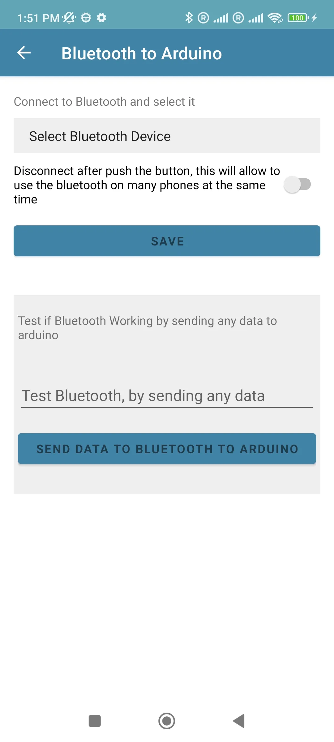 ESP32 Bluetooth button control | Indus Appstore | Screenshot