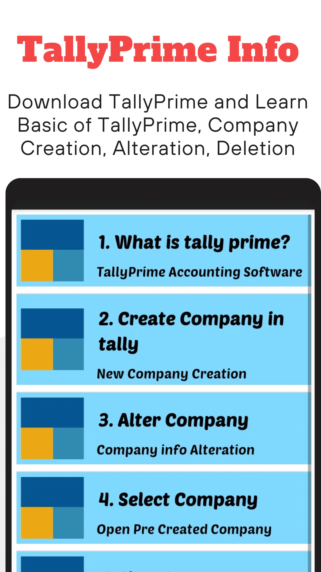 Learn TallyPrime | Indus Appstore | Screenshot