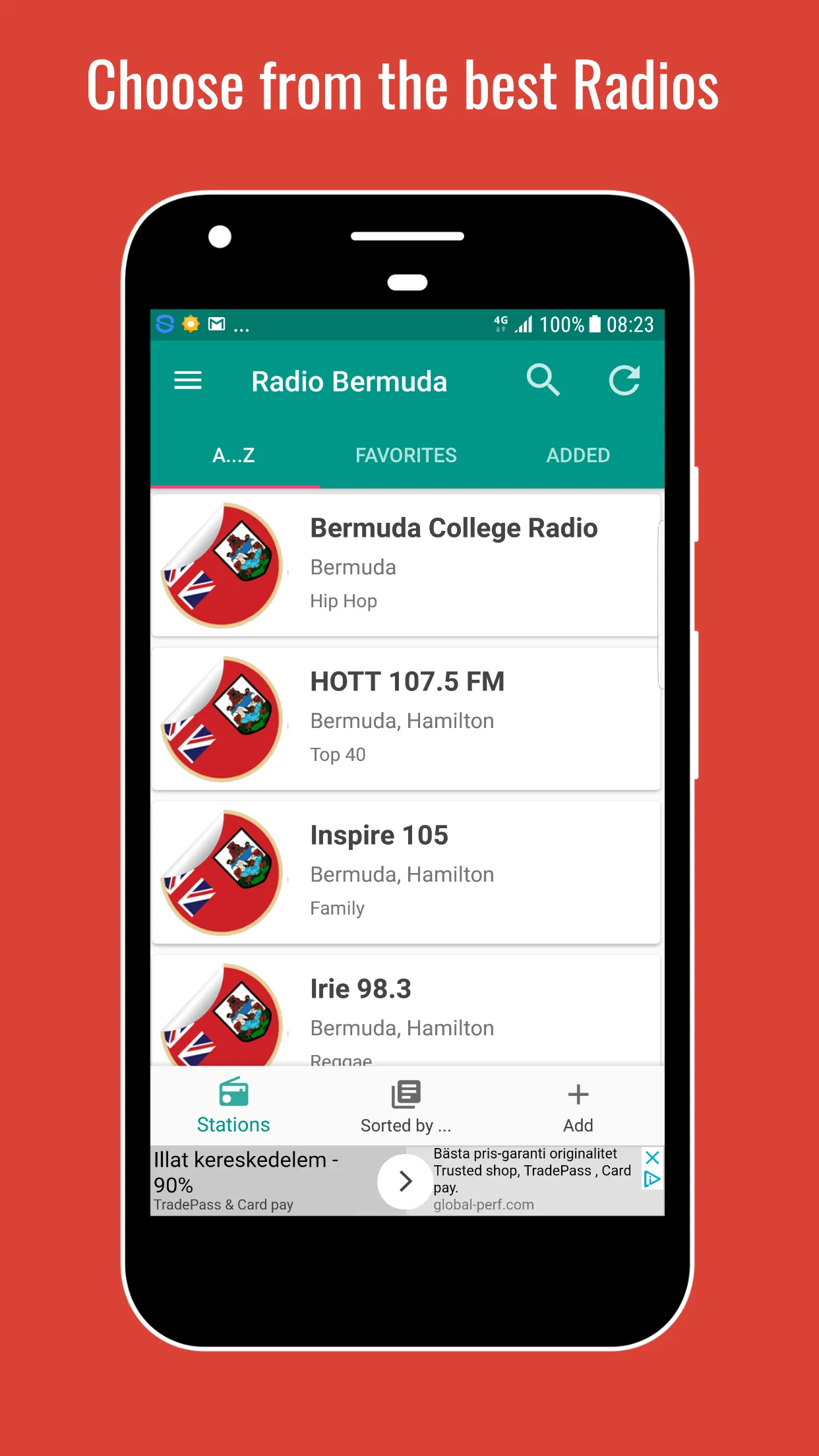 Bermuda Radio | Indus Appstore | Screenshot