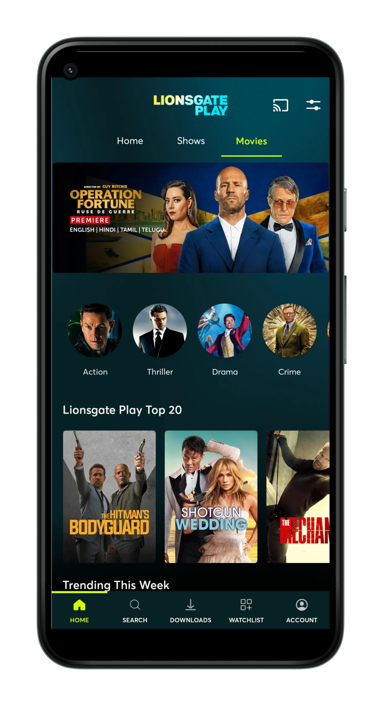 Lionsgate Play: Movies & Shows | Indus Appstore | Screenshot