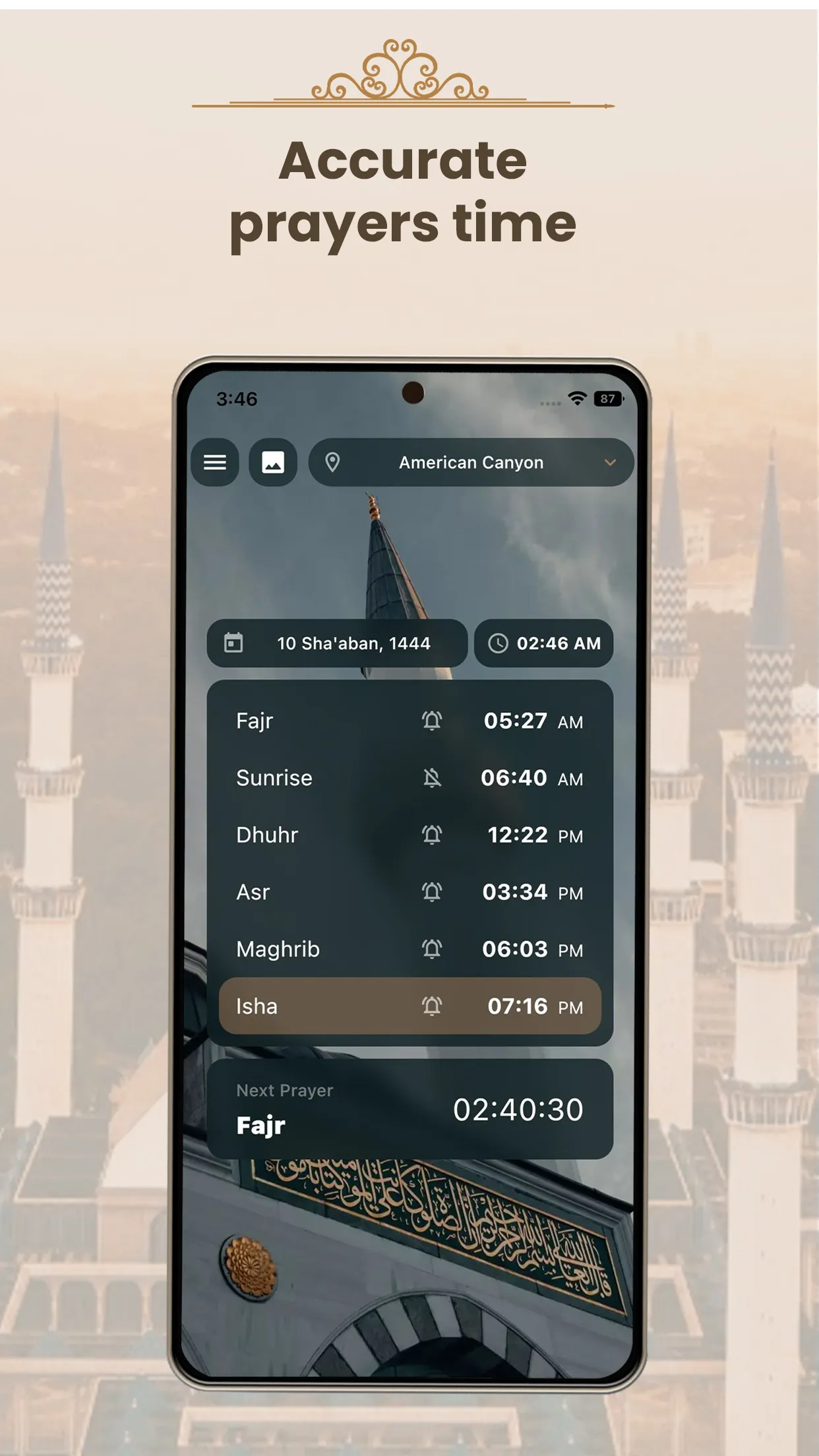 Azan Canada Adhan Prayer Times | Indus Appstore | Screenshot