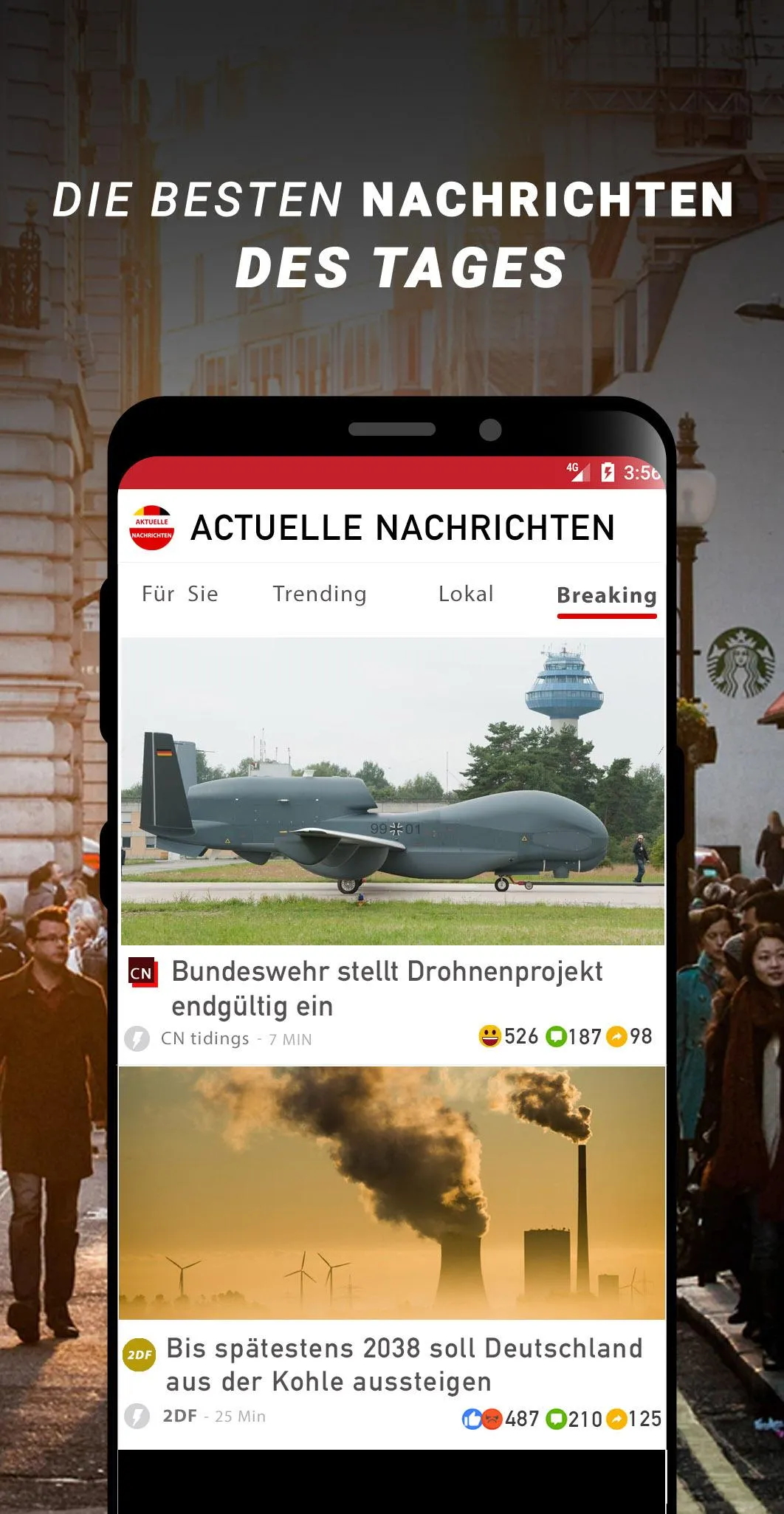 Eilmeldung Deutschland | Indus Appstore | Screenshot
