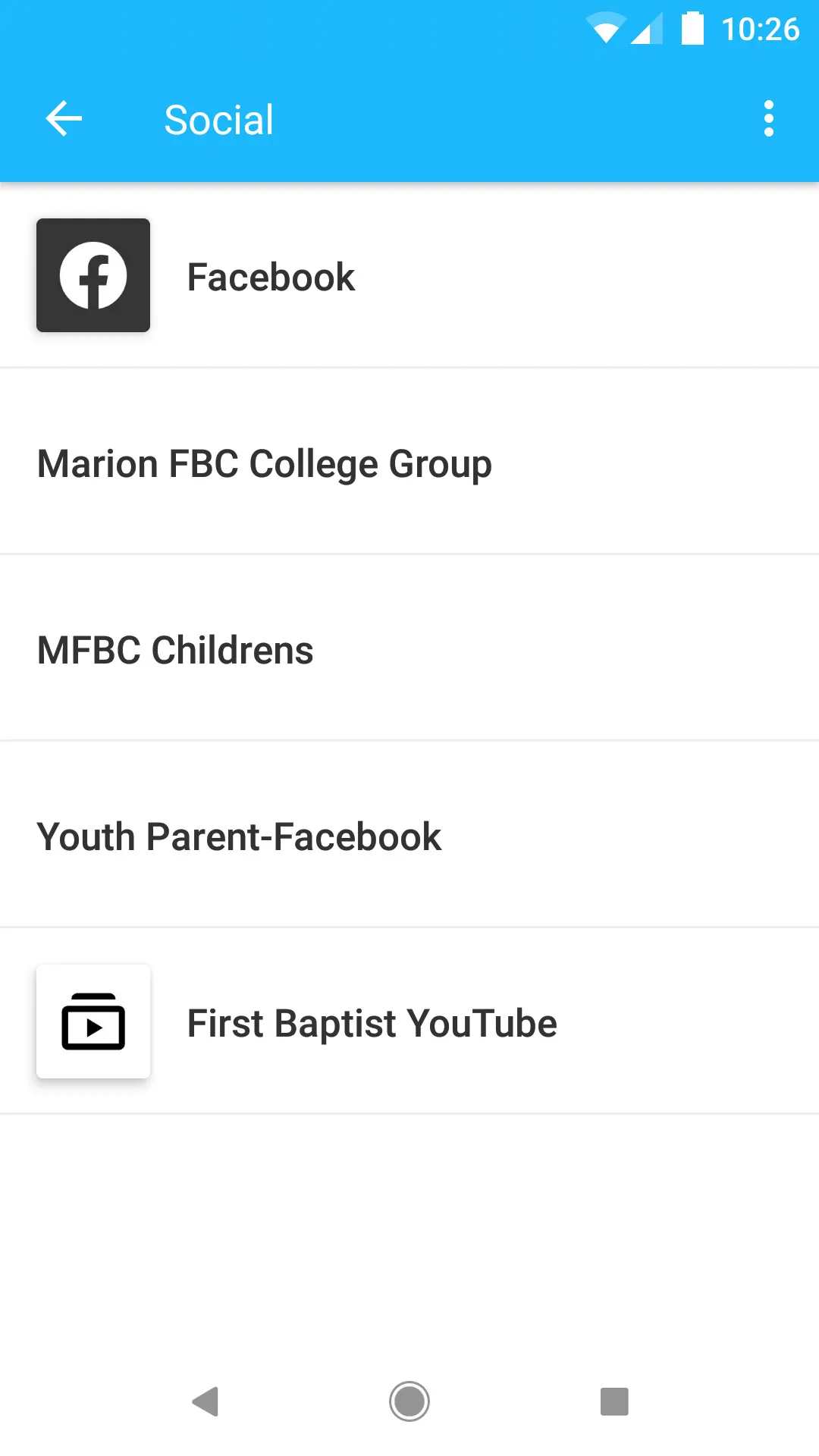 First Baptist Church Marion | Indus Appstore | Screenshot