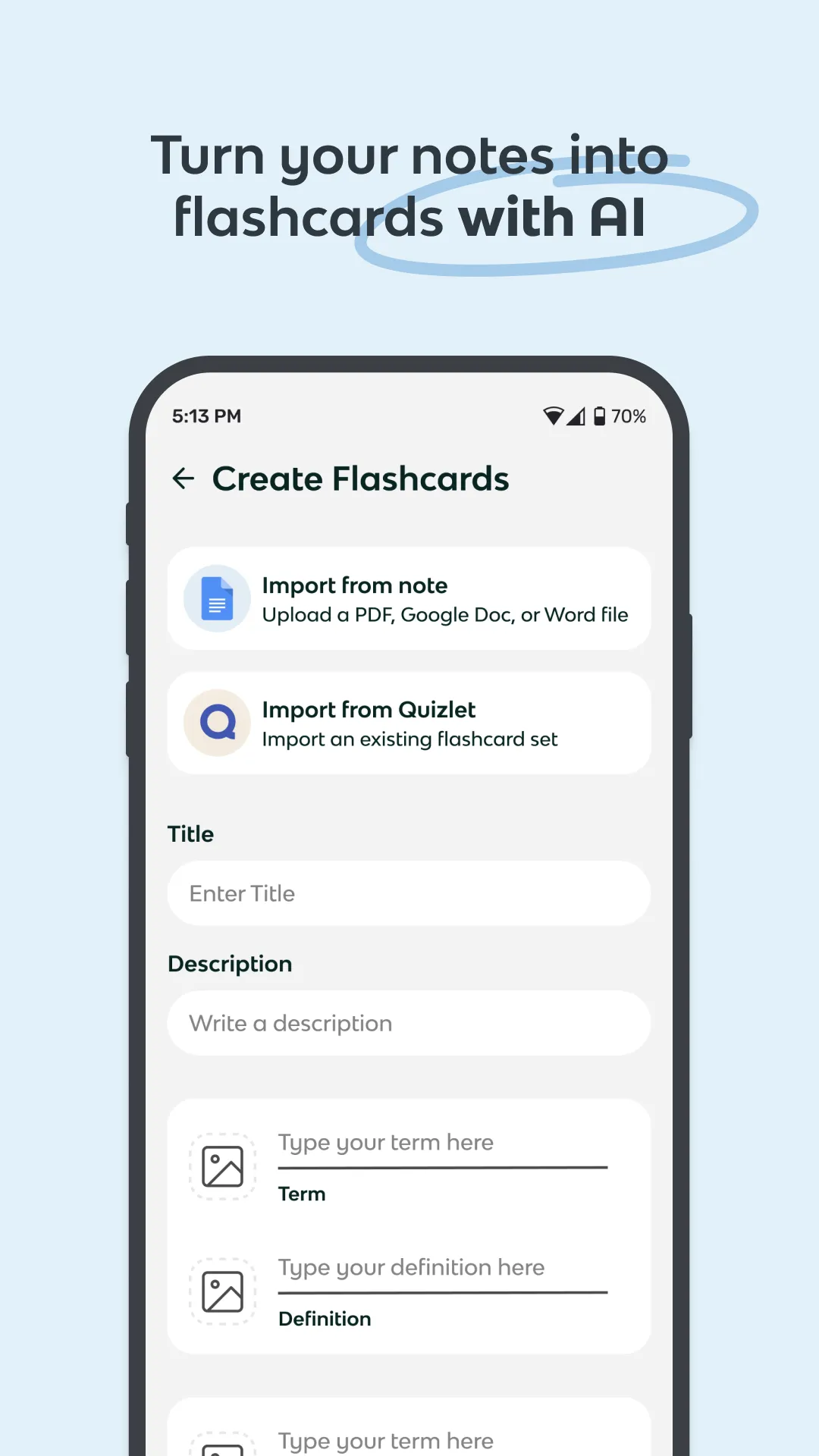 Knowt - AI Flashcards & Notes | Indus Appstore | Screenshot