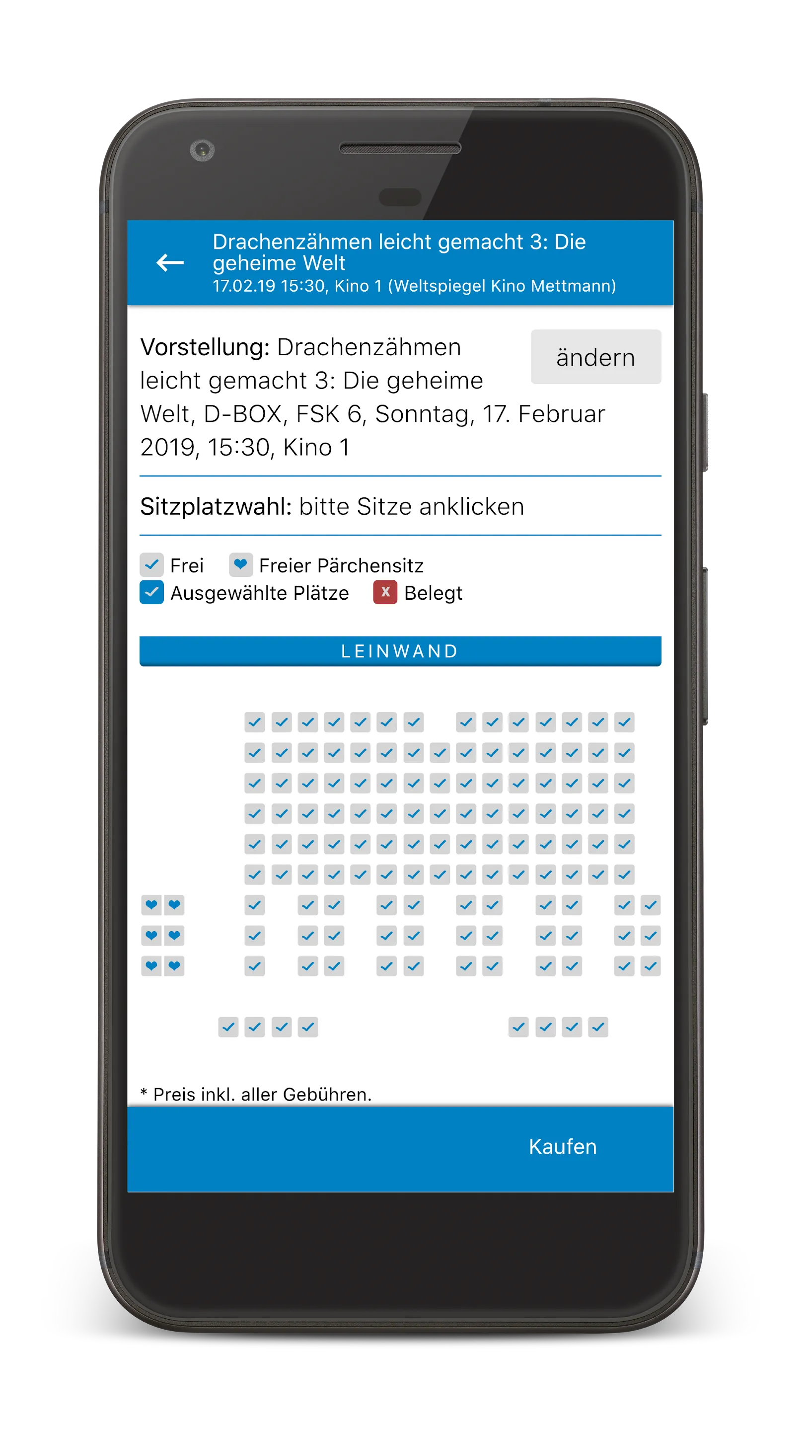 Weltspiegel Kino Mettmann | Indus Appstore | Screenshot