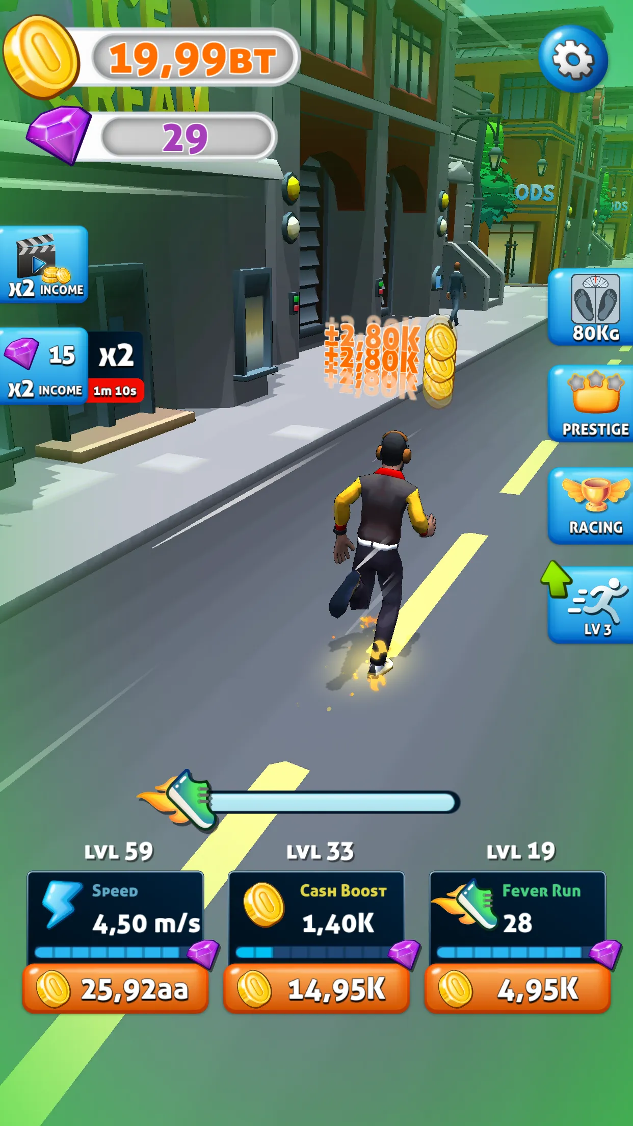 Idle Runner - Fun Clicker Game | Indus Appstore | Screenshot