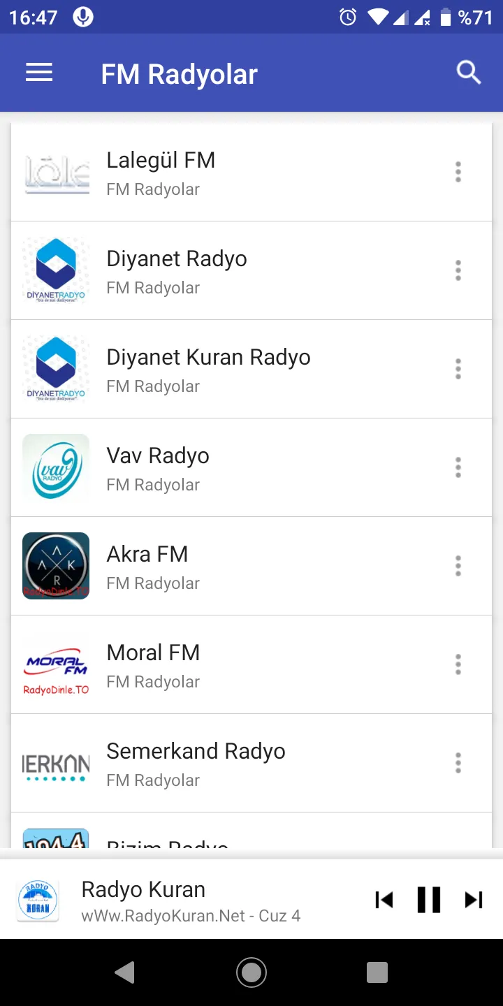 Dini Radyolar - İslami Radyo | Indus Appstore | Screenshot