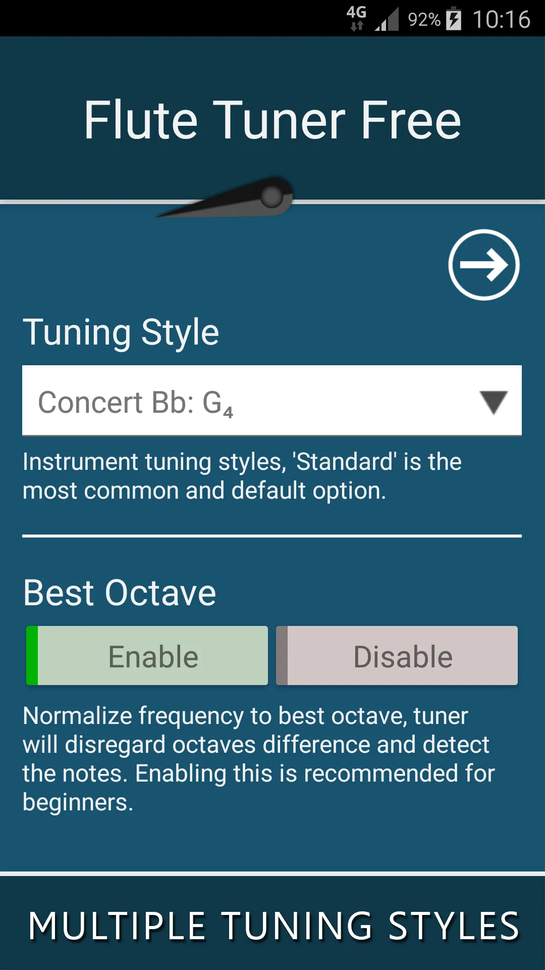 Flute Tuner | Indus Appstore | Screenshot