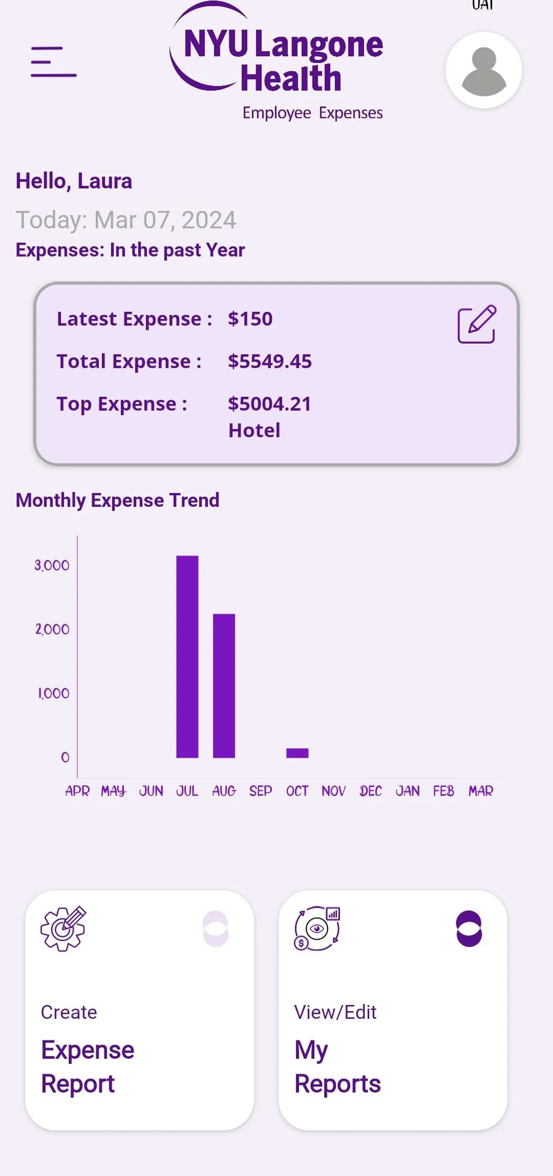 Employee Expenses | Indus Appstore | Screenshot