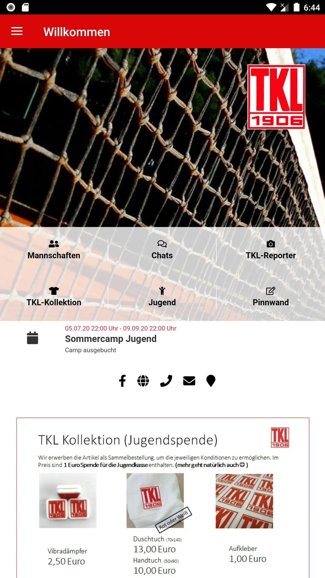 Tennisklub Langen e.V. | Indus Appstore | Screenshot