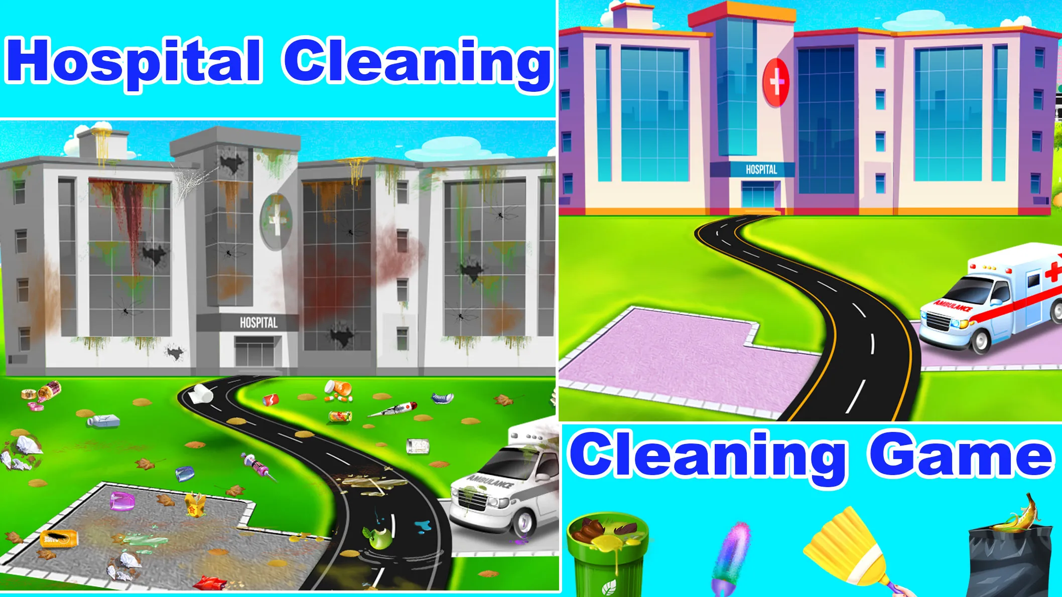 Girls Hospital Cleaning Games | Indus Appstore | Screenshot