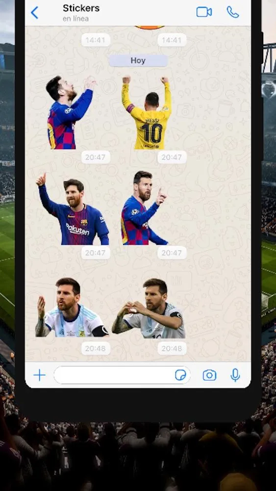 Soccer Stickers for WhatsApp | Indus Appstore | Screenshot