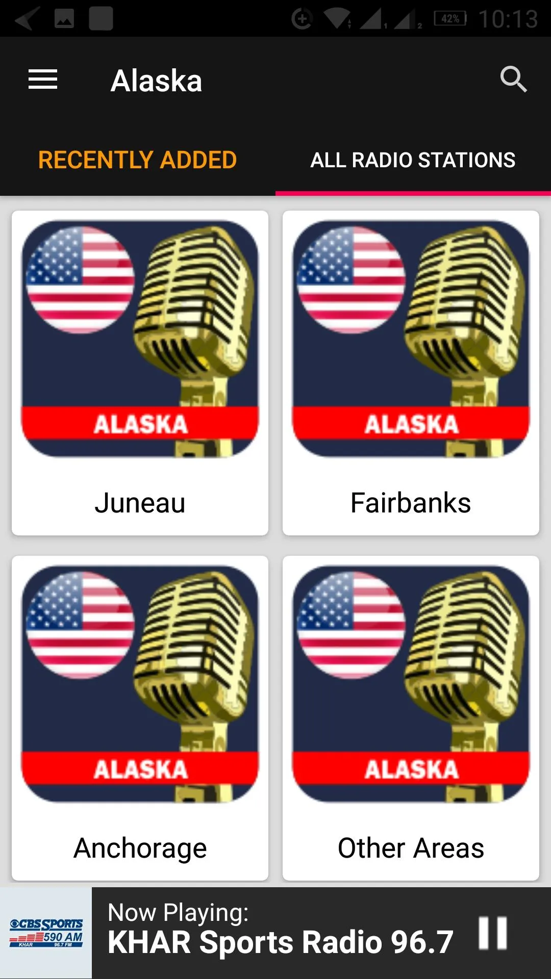 Alaska Radio Stations - USA | Indus Appstore | Screenshot