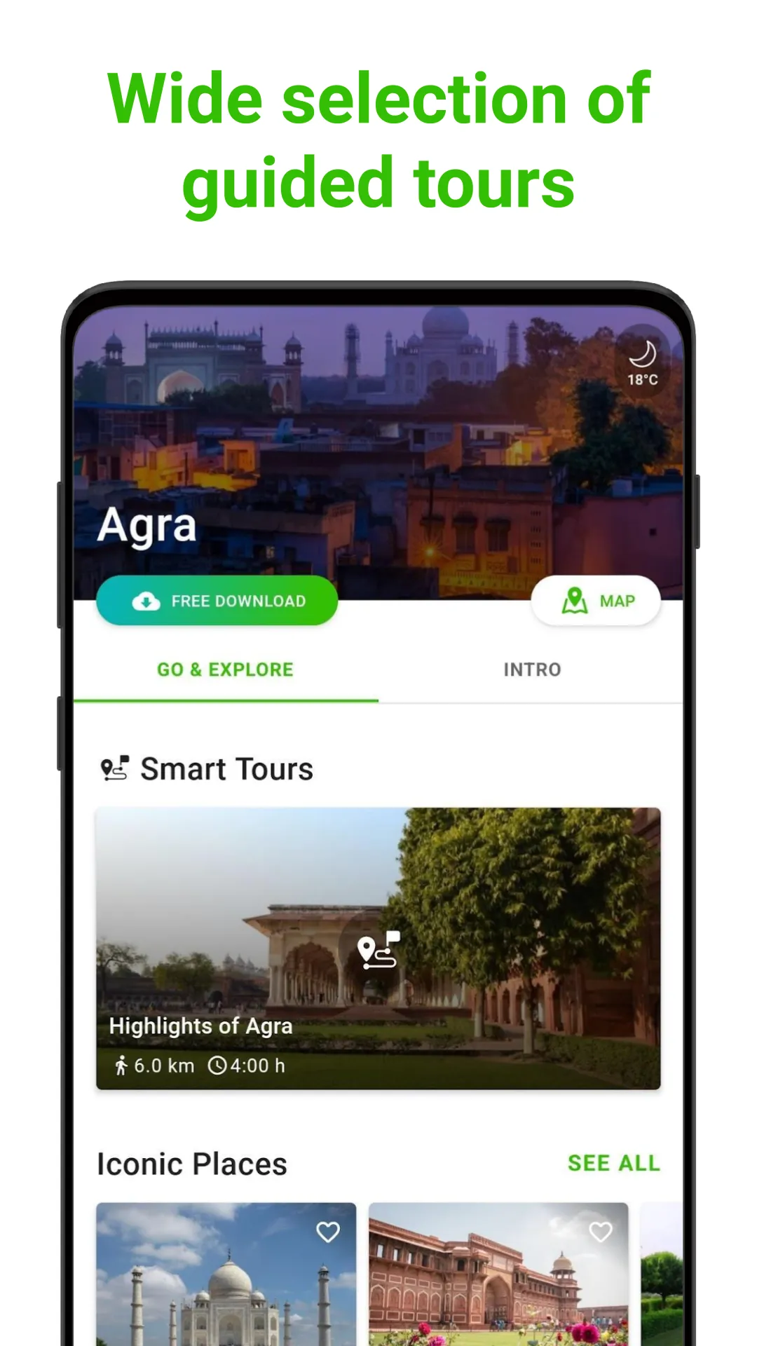 Agra Audio Guide by SmartGuide | Indus Appstore | Screenshot