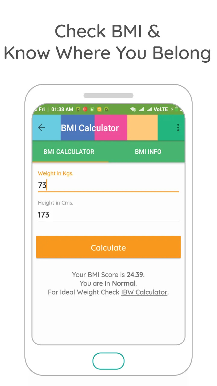 BMI Calculator | Indus Appstore | Screenshot