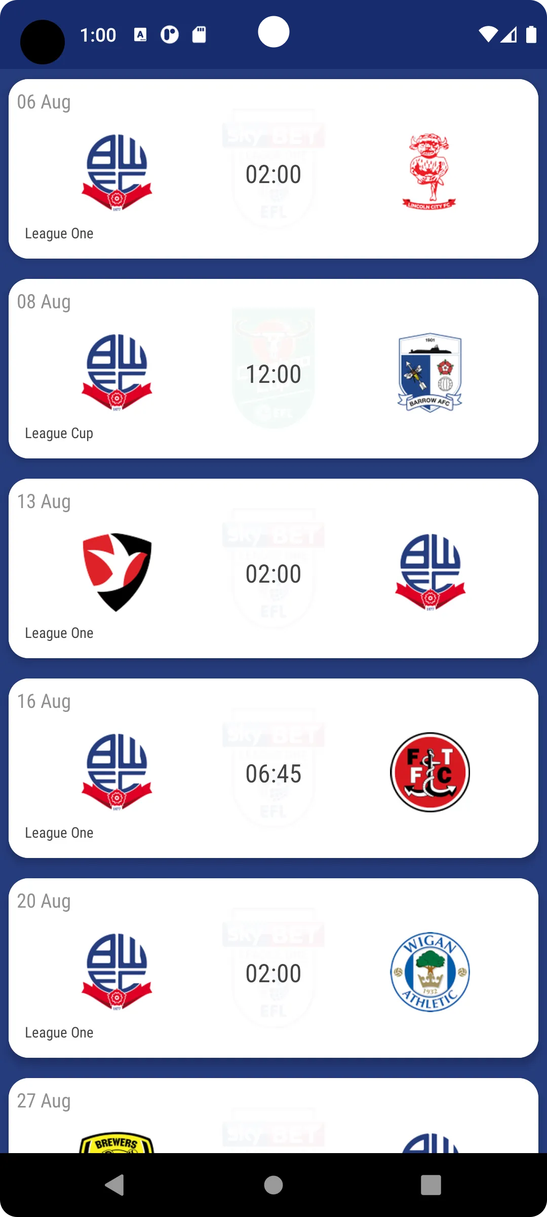 Bolton Wanderers Fan App | Indus Appstore | Screenshot