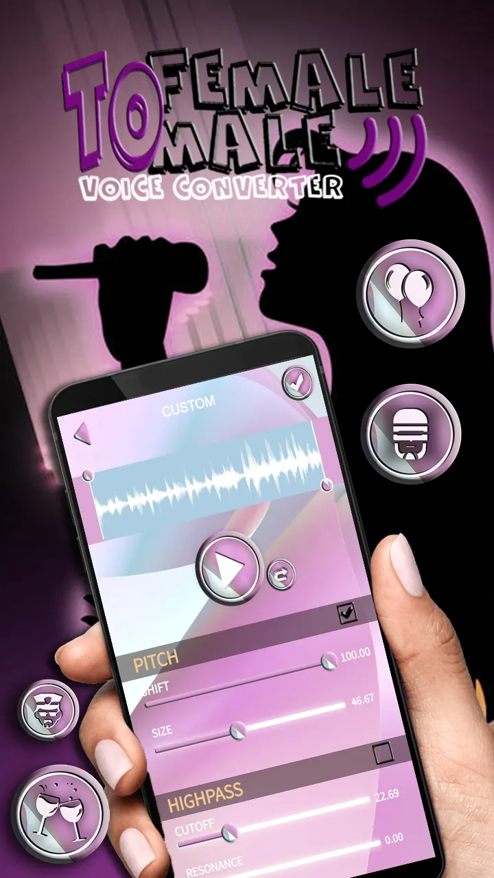 Female To Male Voice Converter | Indus Appstore | Screenshot