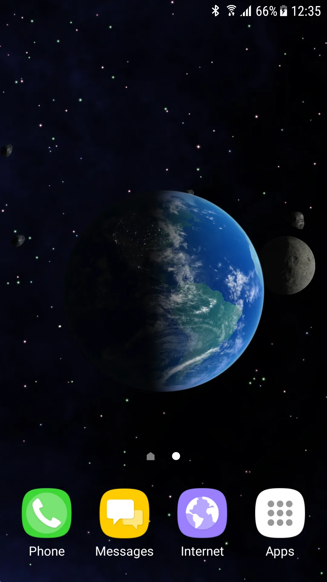 3D Earth Live Wallpaper | Indus Appstore | Screenshot