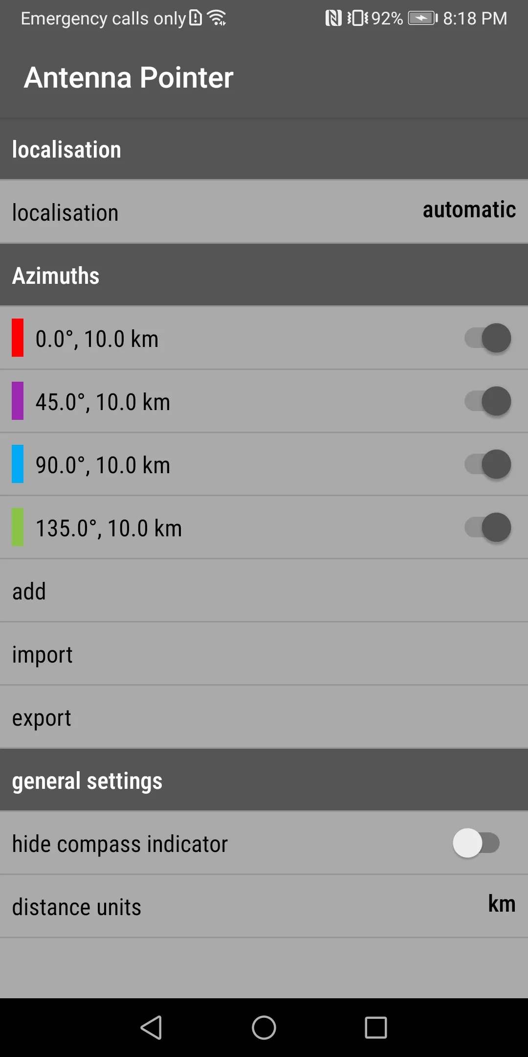 Antenna Pointer | Indus Appstore | Screenshot