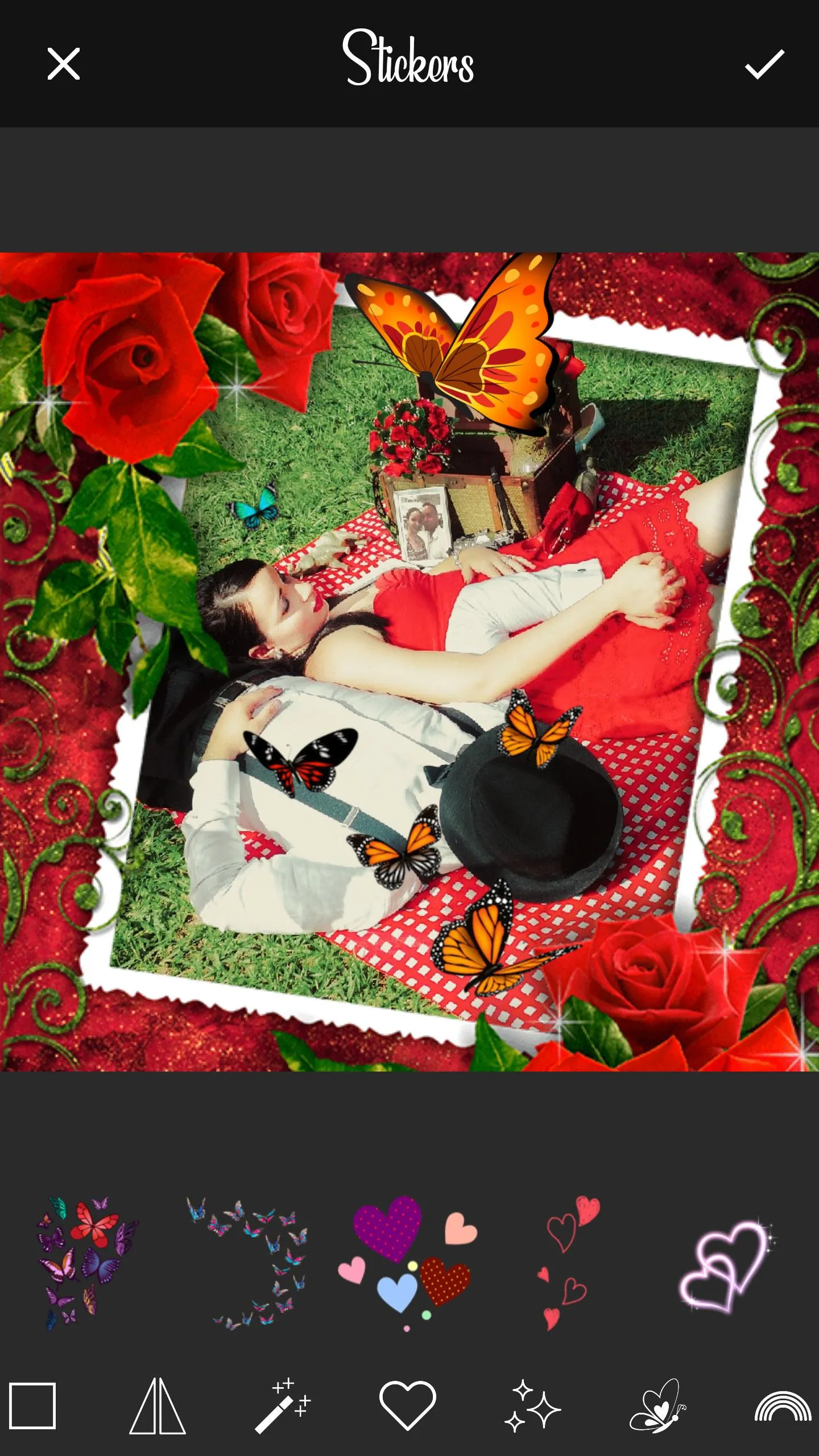 Rose Photo Frames Maker | Indus Appstore | Screenshot