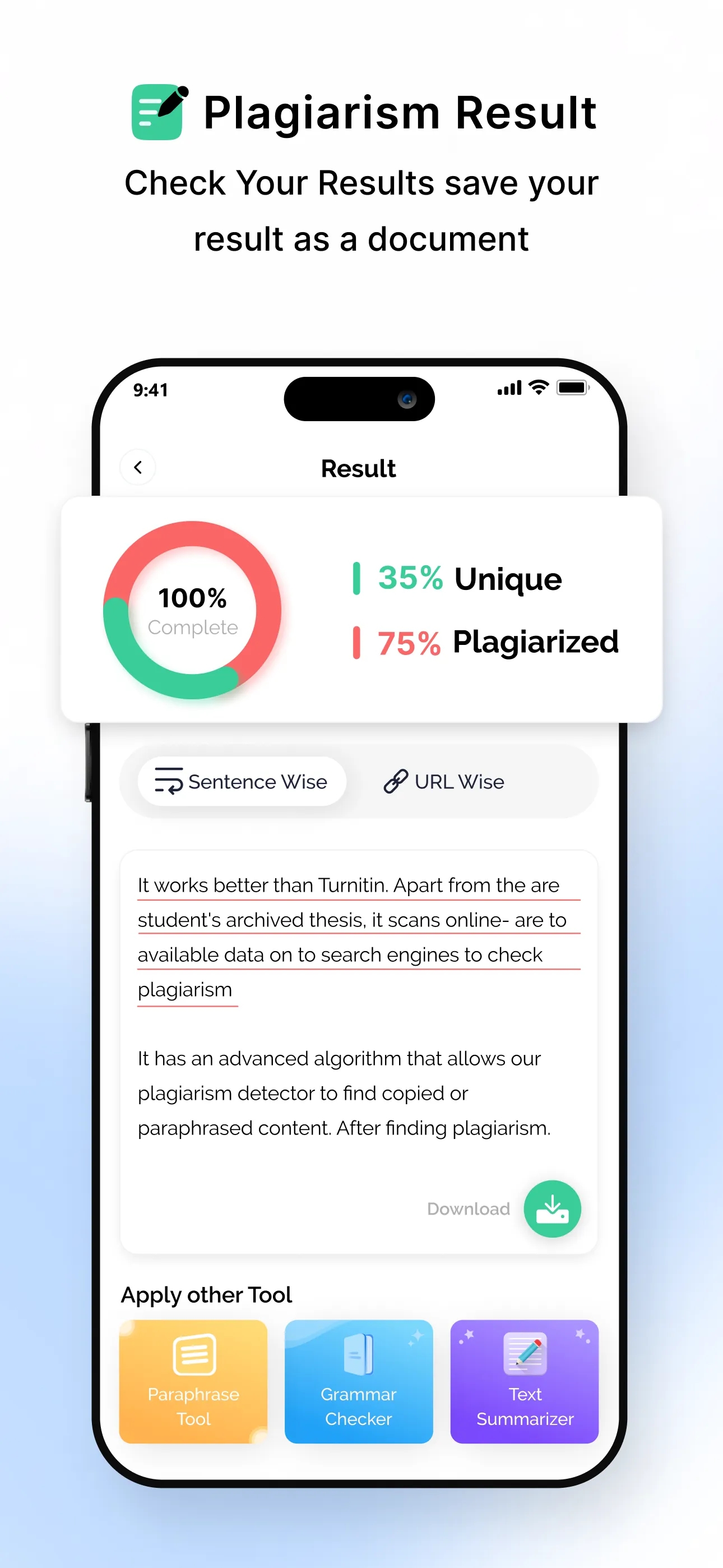 Plagiarism Checker | Indus Appstore | Screenshot